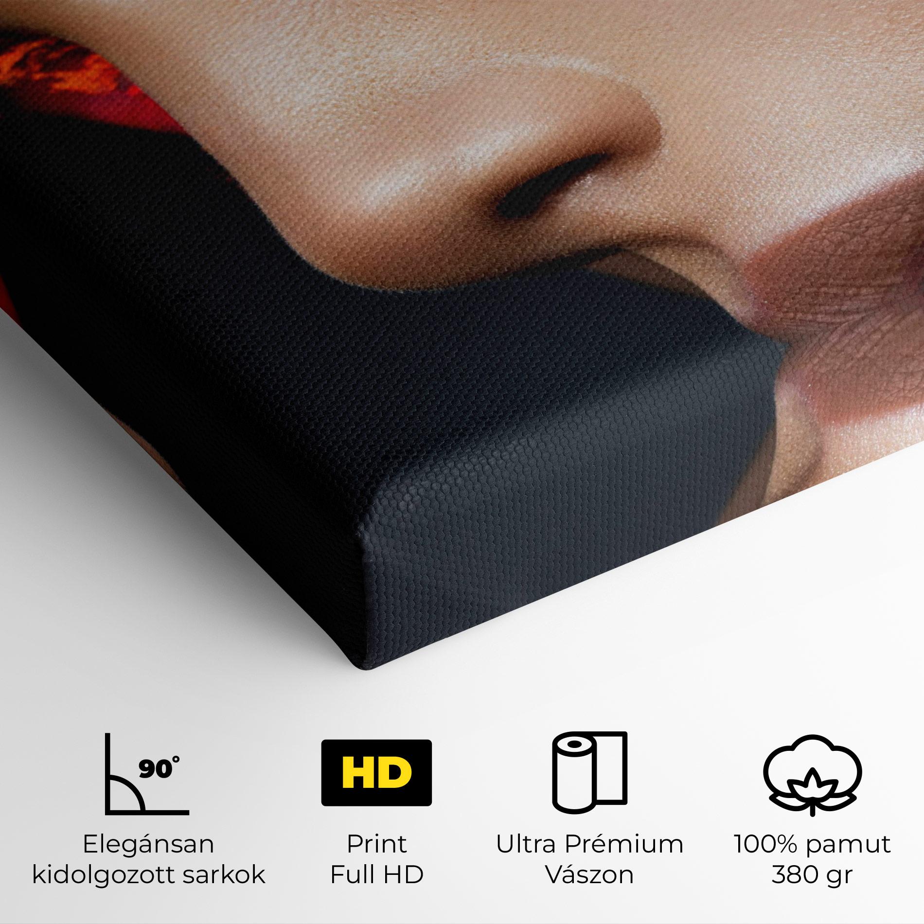 Vászonkép Fire Make Up mockup 4