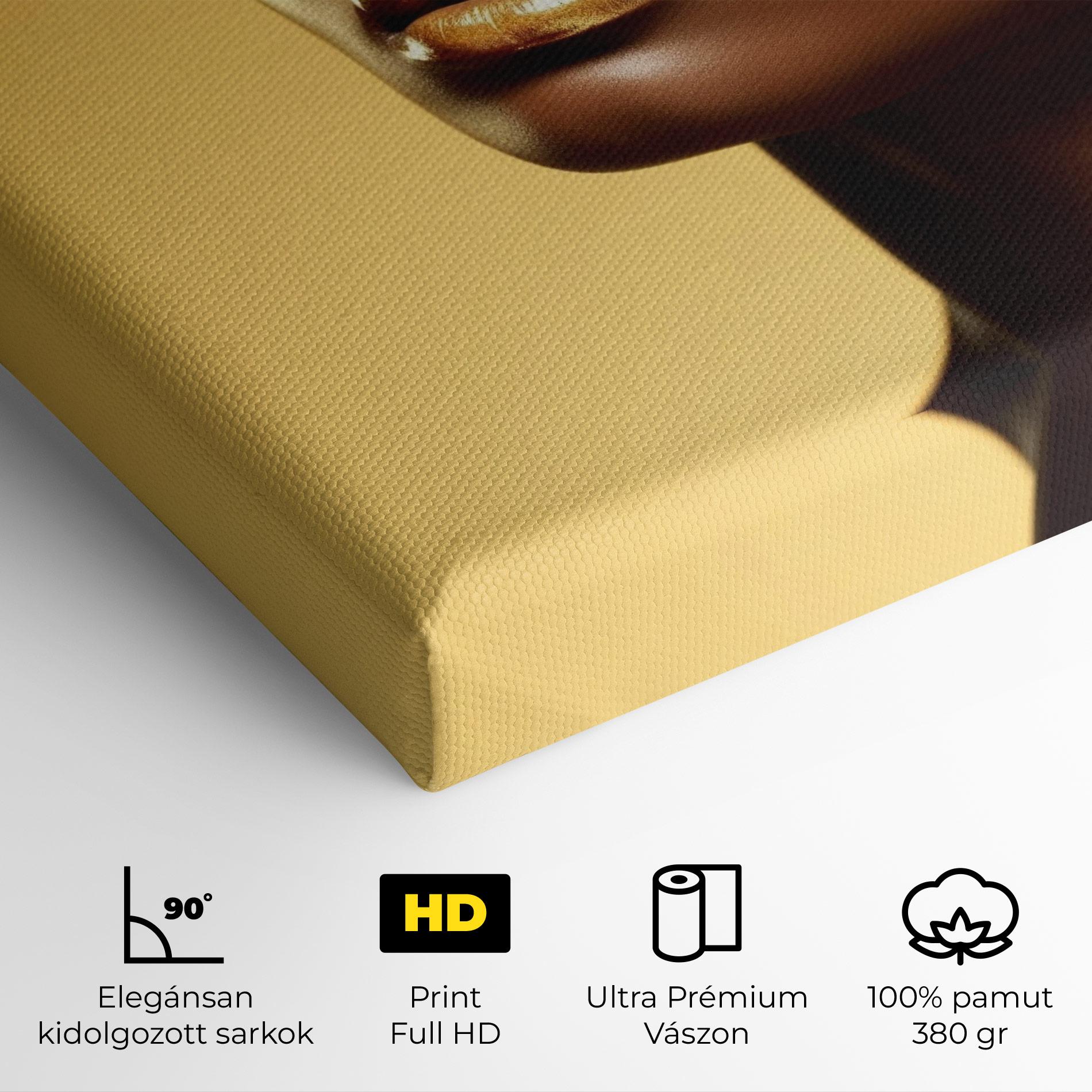 Vászonkép Gold Headdress mockup 4