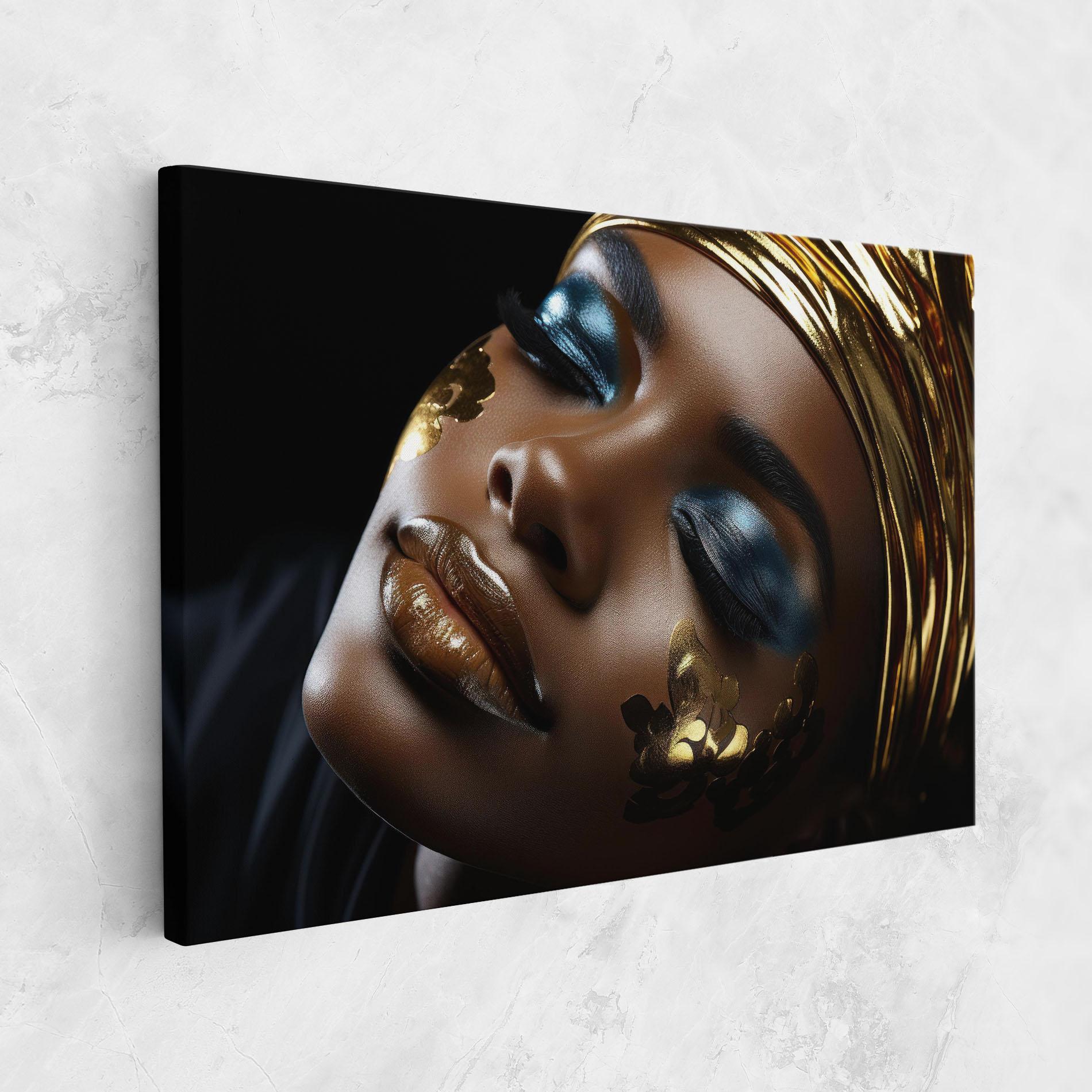 Vászonkép Dark Blue Makeup mockup 1