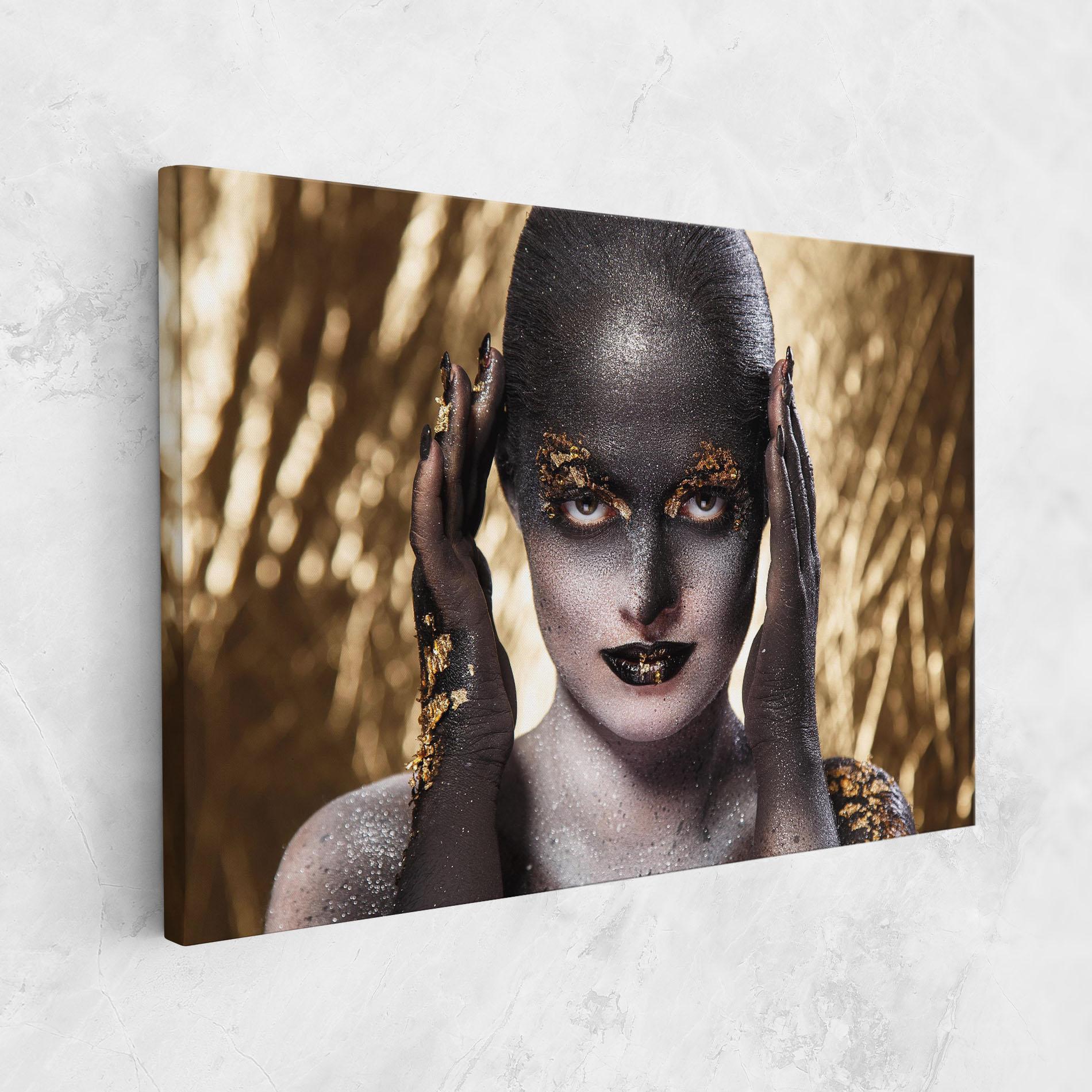 Vászonkép Glitter Artistic Makeup mockup 1