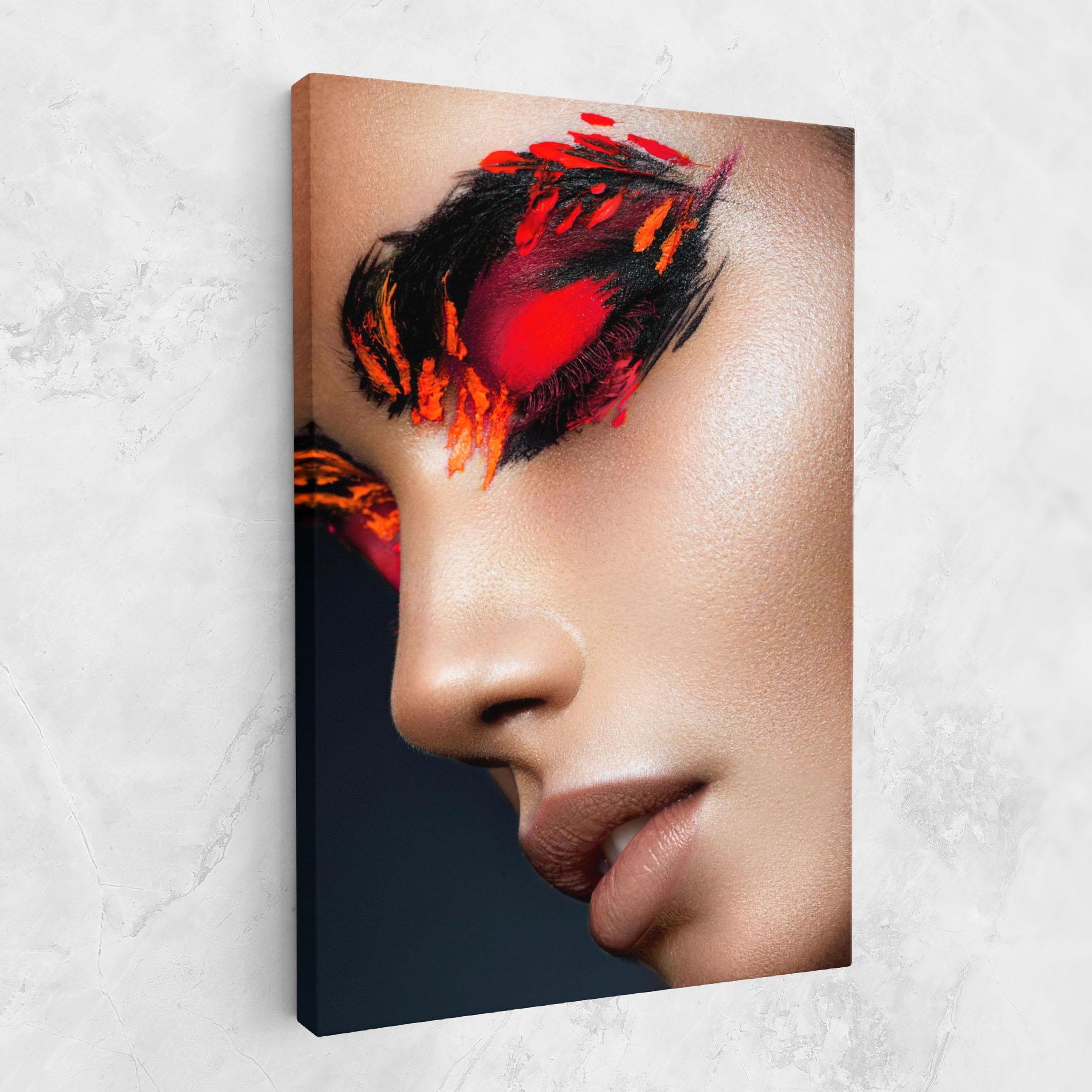 Vászonkép Fire Make Up mockup 1