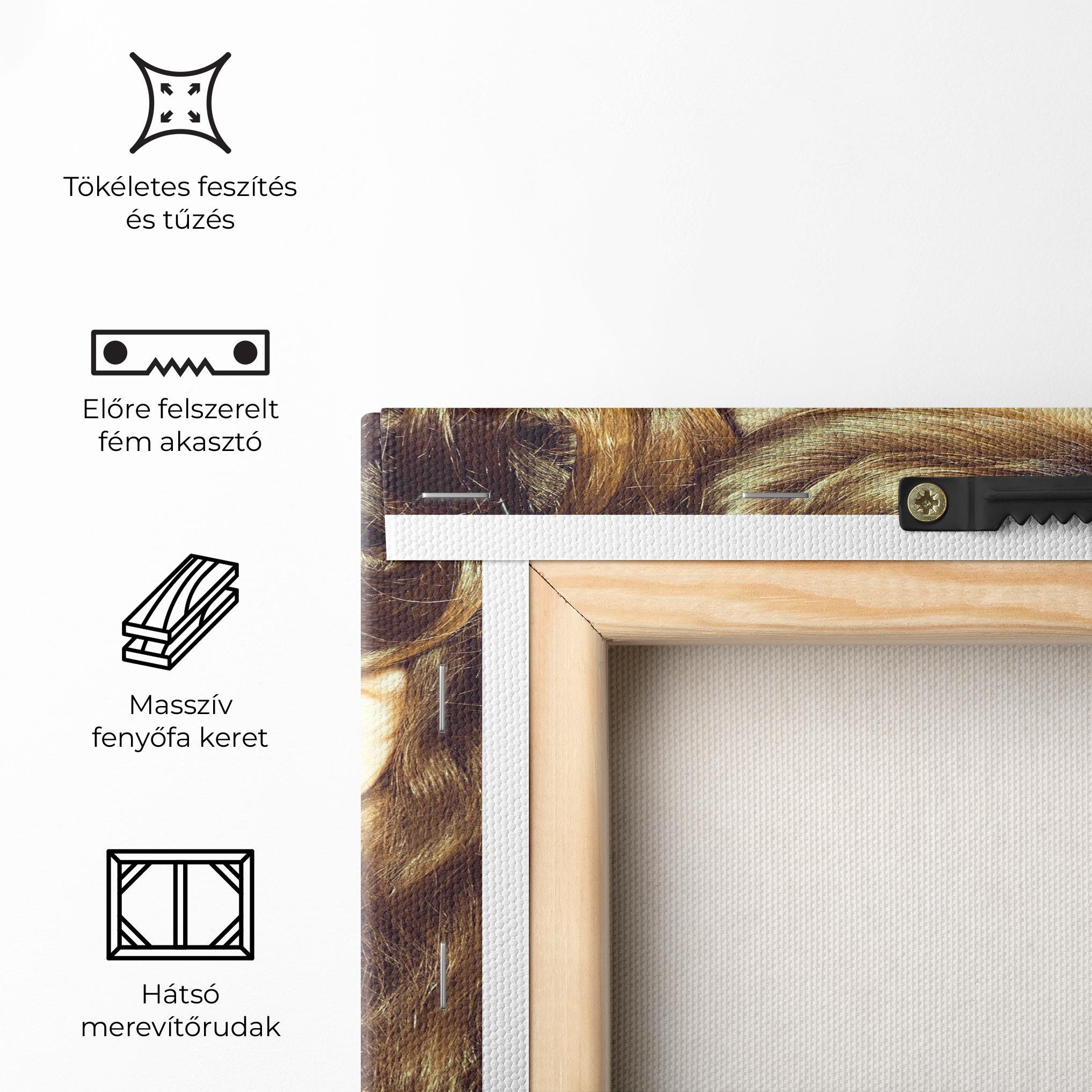 Vászonkép False Feather Eyelashes mockup 5