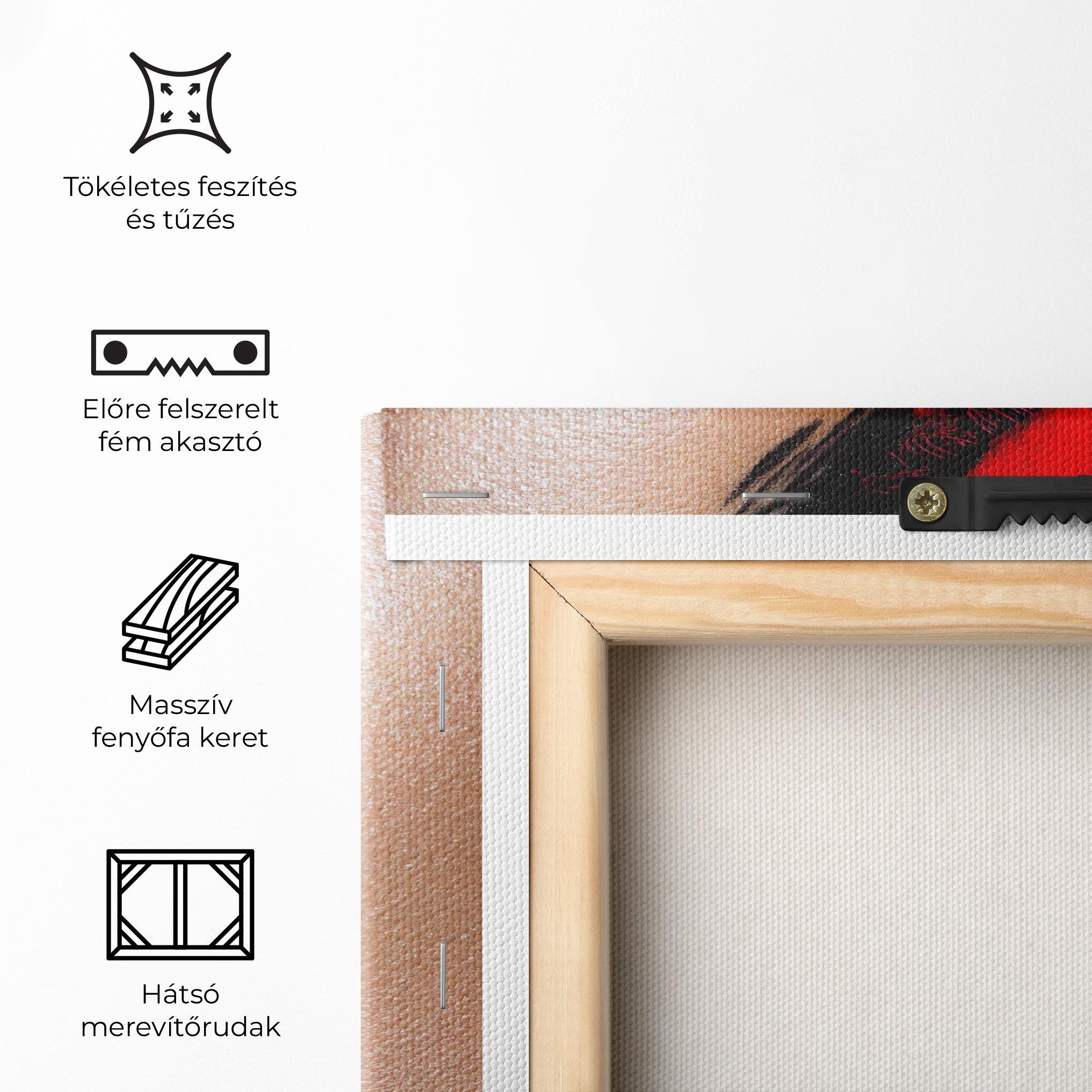 Vászonkép Fire Make Up mockup 5