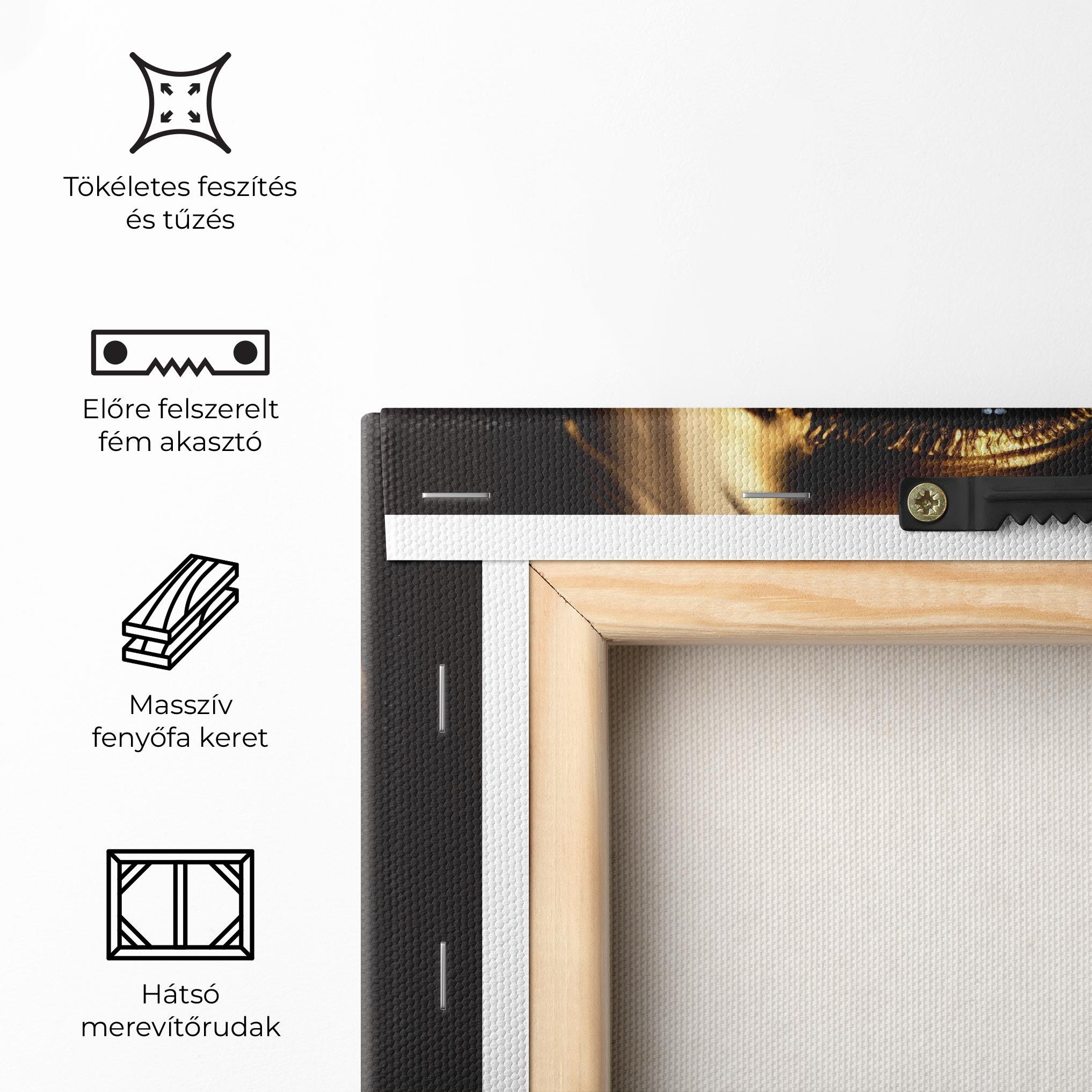 Vászonkép Gold Dripping Makeup mockup 5