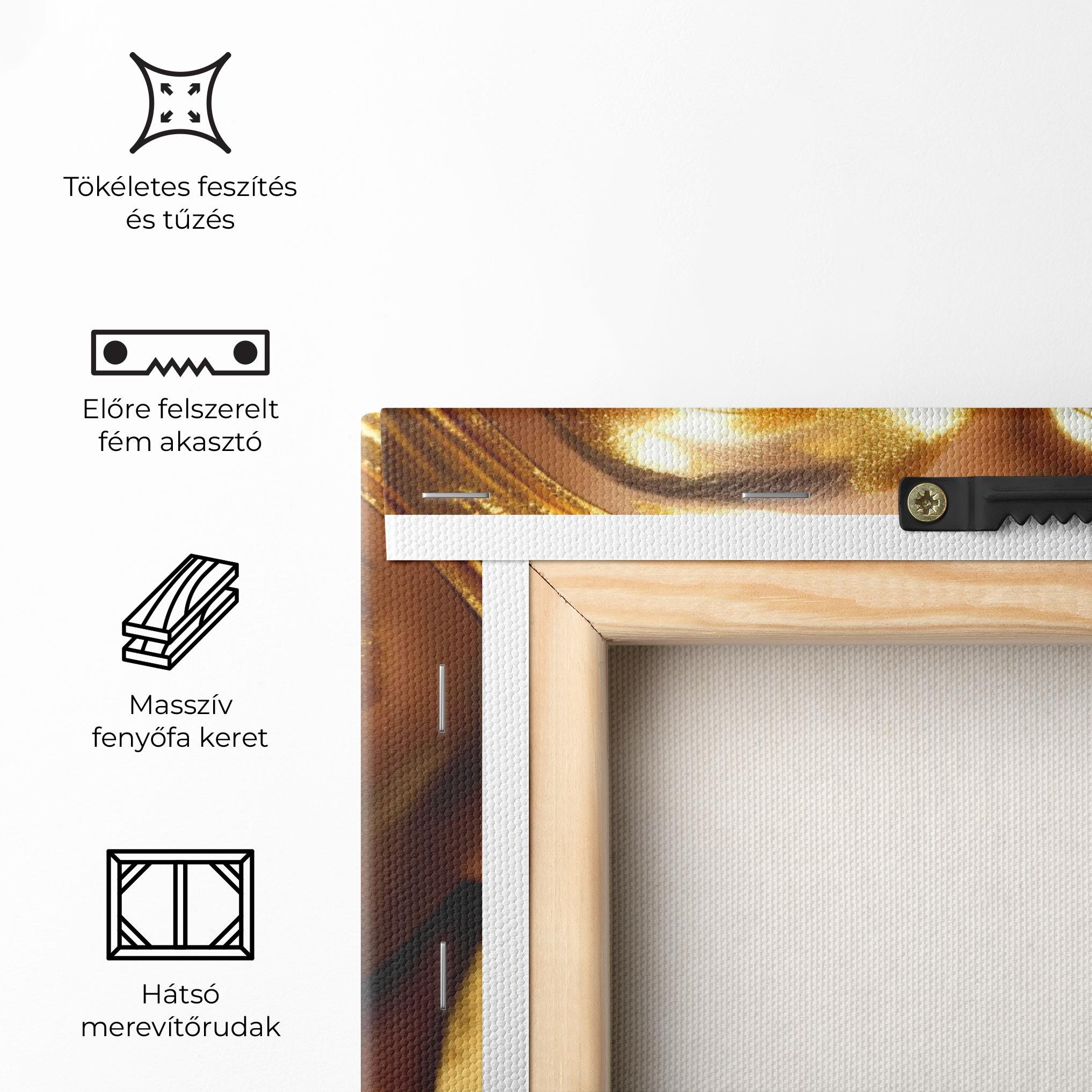 Vászonkép Gold Headdress mockup 5