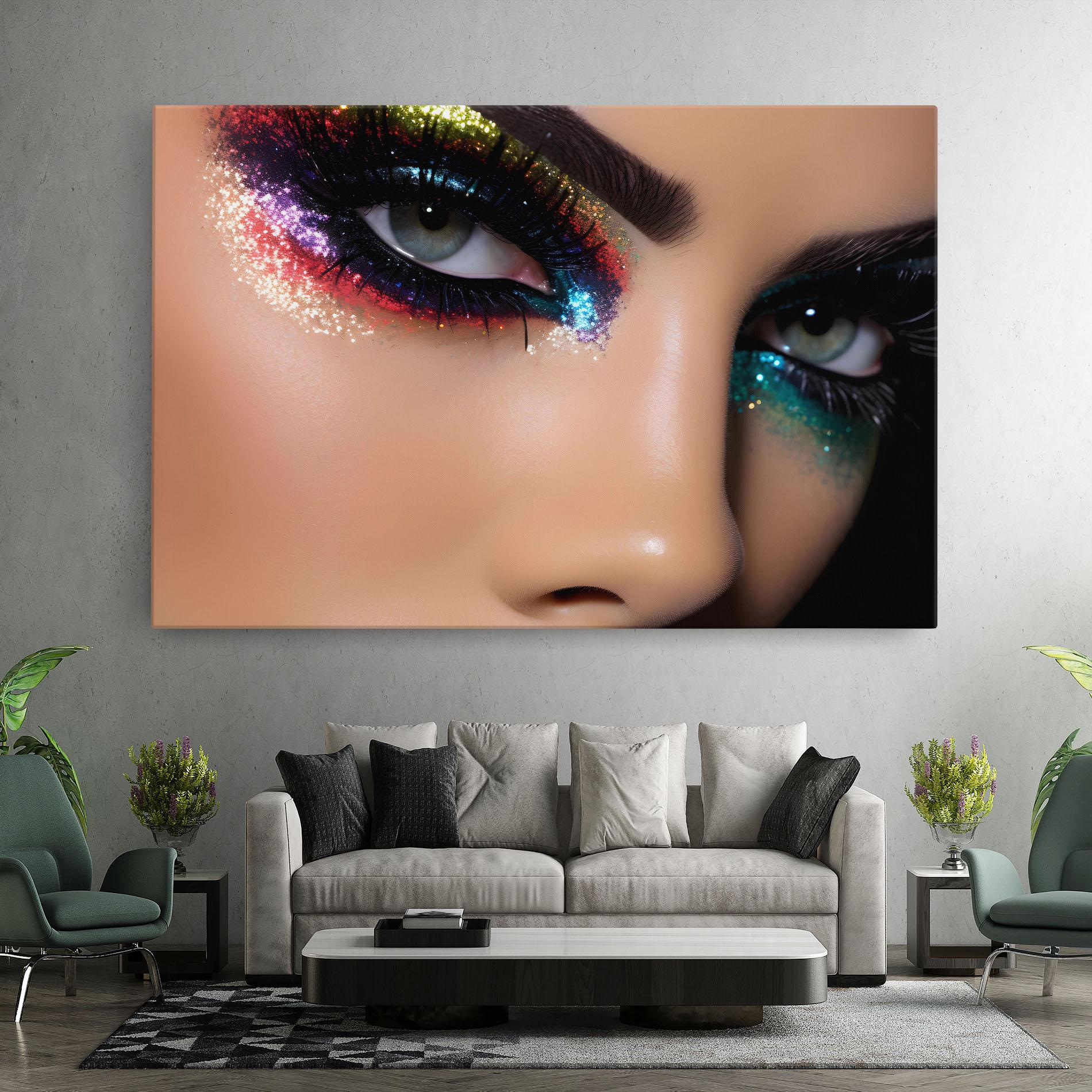 Vászonkép Feminine Makeup Model mockup 7