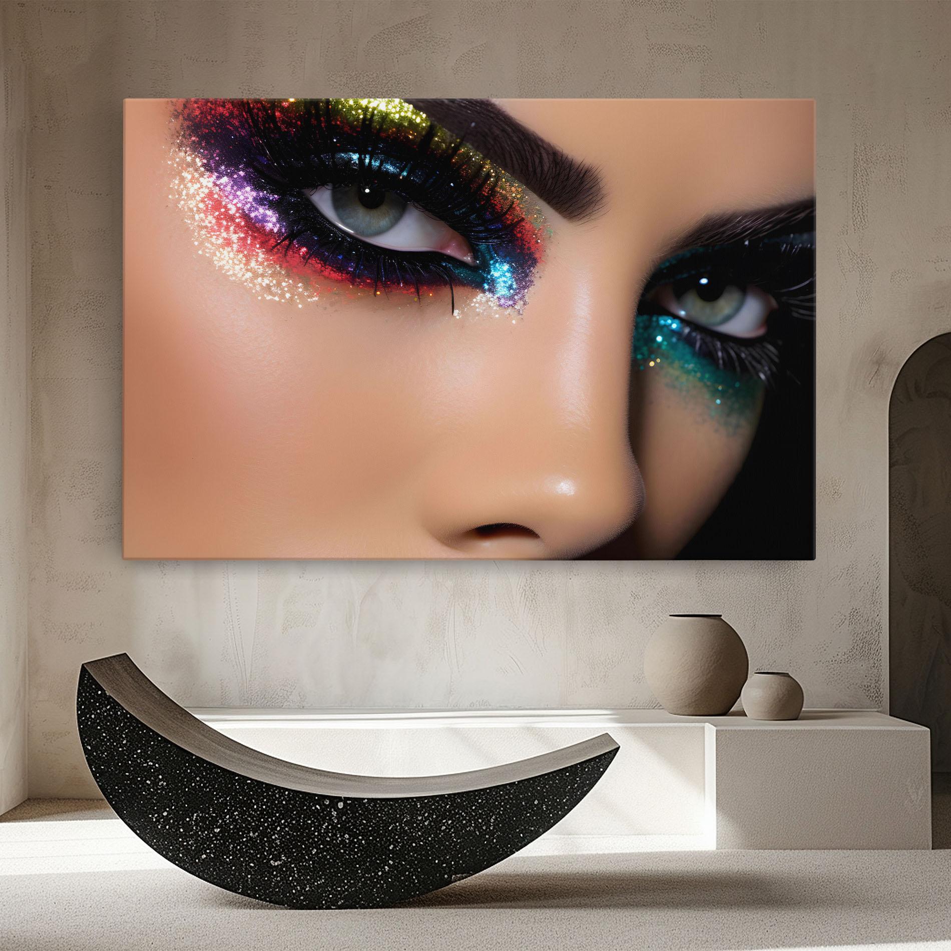 Vászonkép Feminine Makeup Model mockup 8