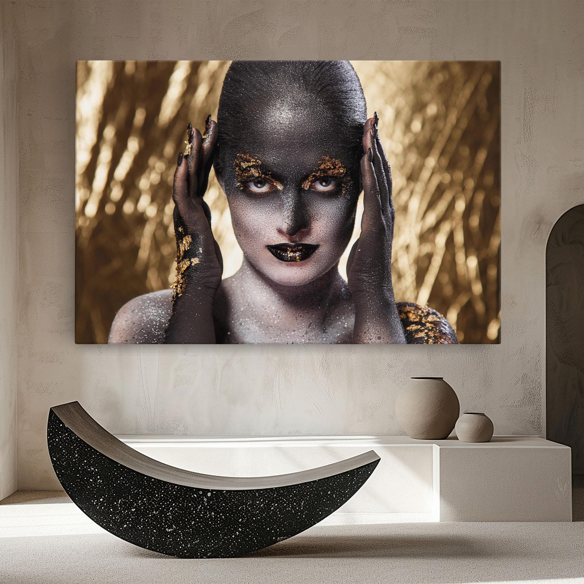 Vászonkép Glitter Artistic Makeup mockup 8