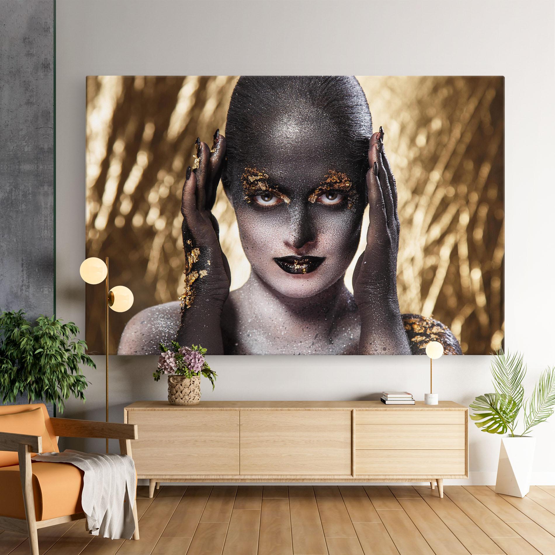 Vászonkép Glitter Artistic Makeup mockup 9