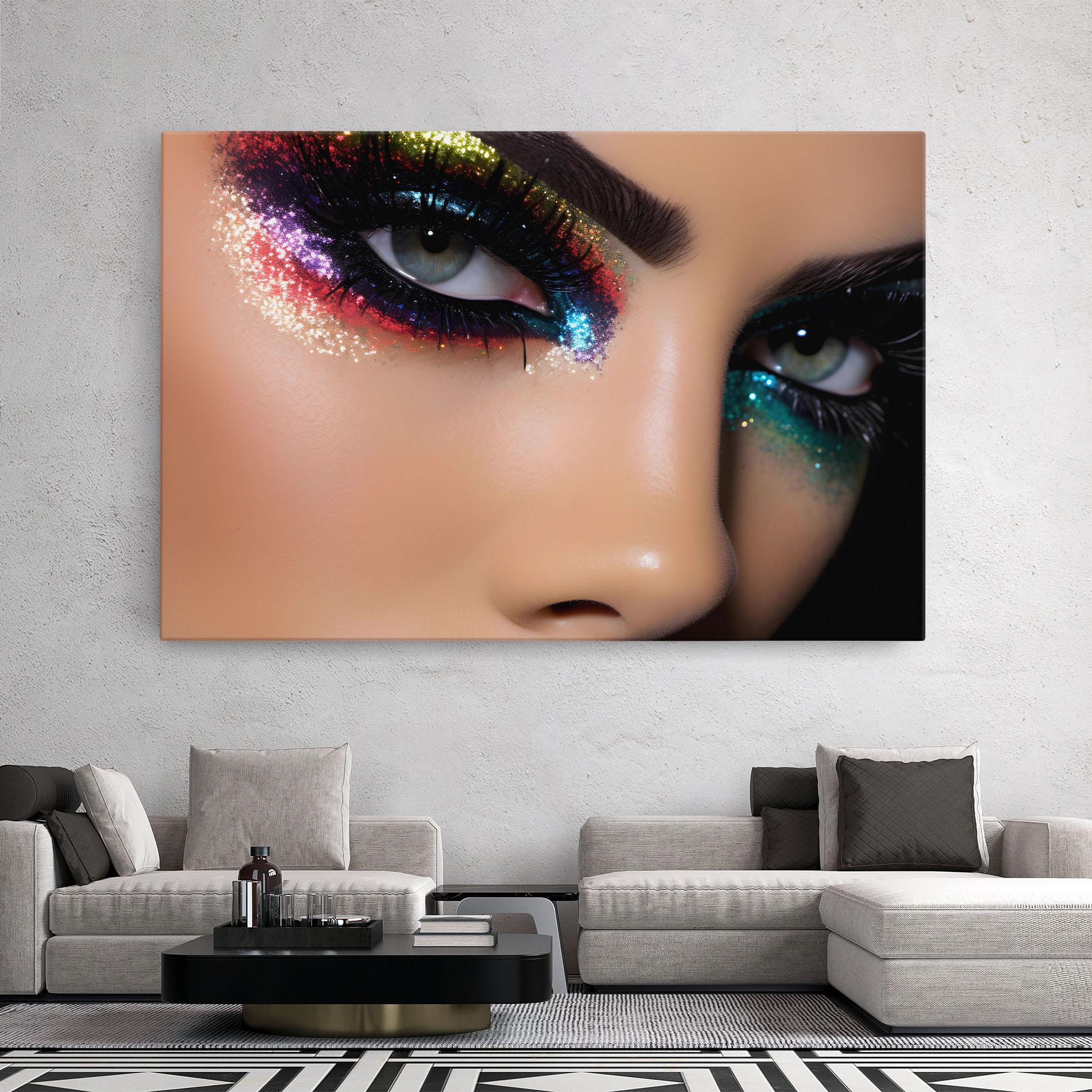 Vászonkép Feminine Makeup Model mockup 2