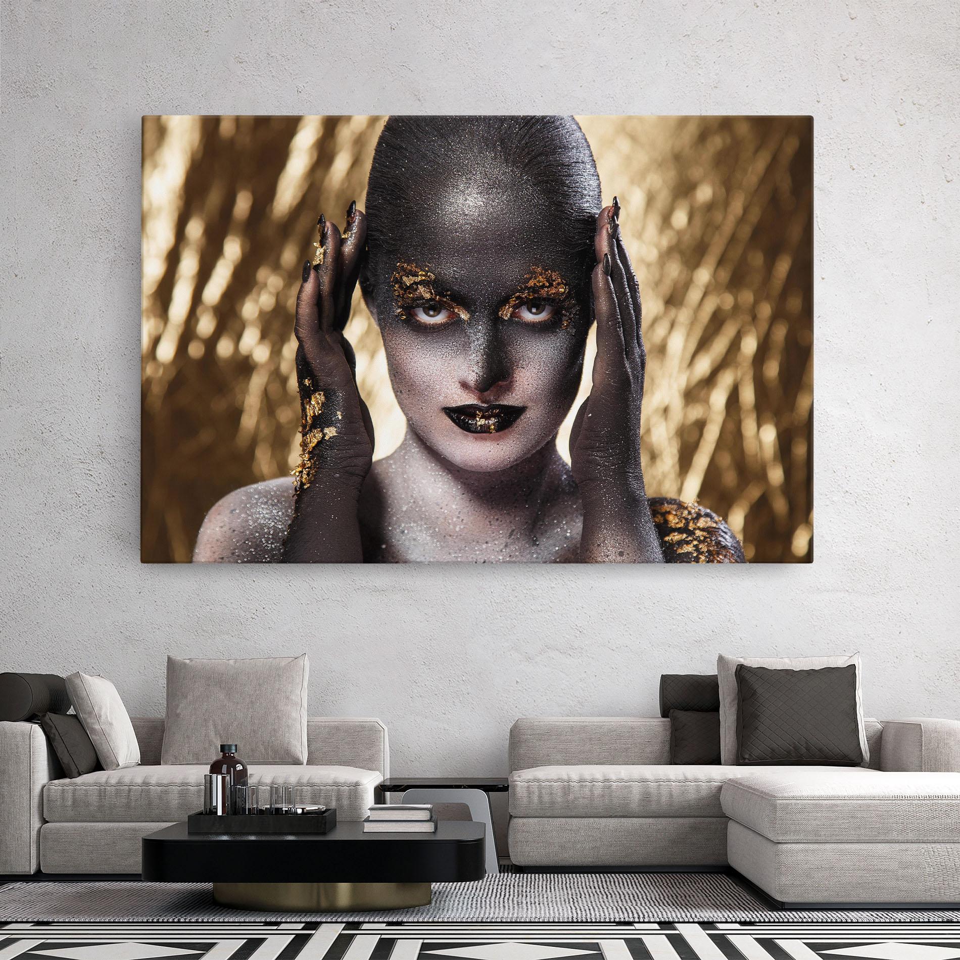 Vászonkép Glitter Artistic Makeup mockup 2