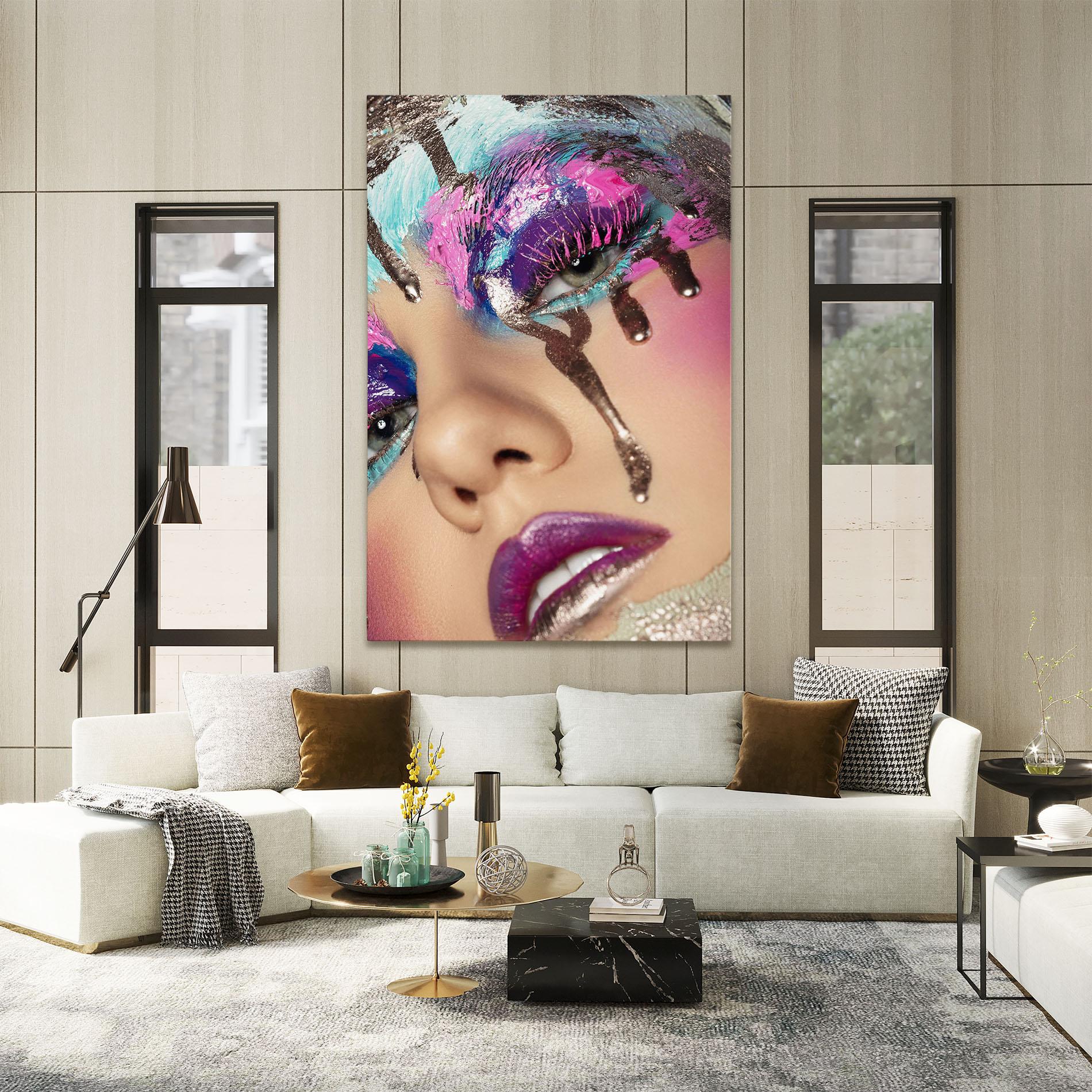 Vászonkép Pretty Pink Eyelashes mockup 2