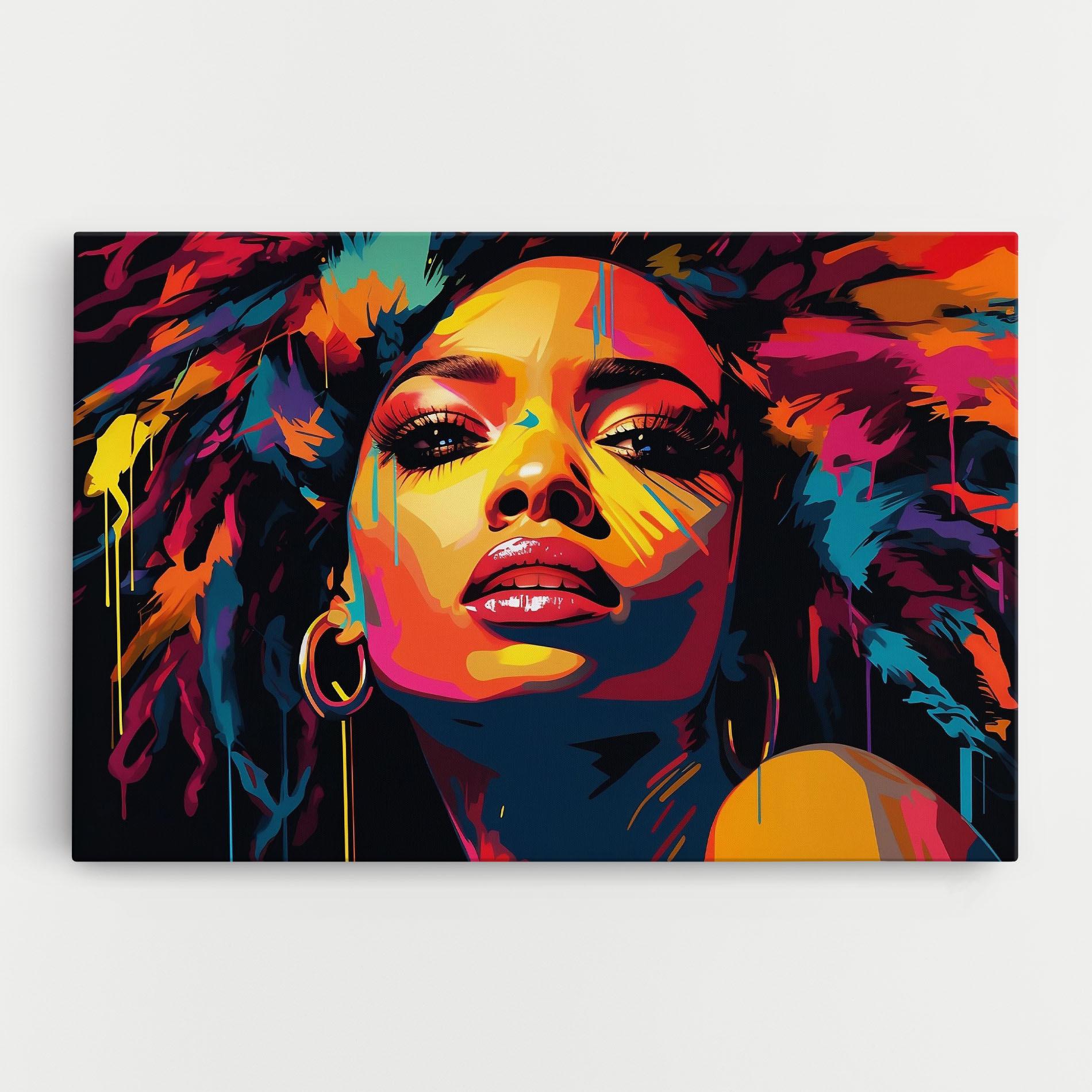 Vászonkép Beautiful African Art mockup 0