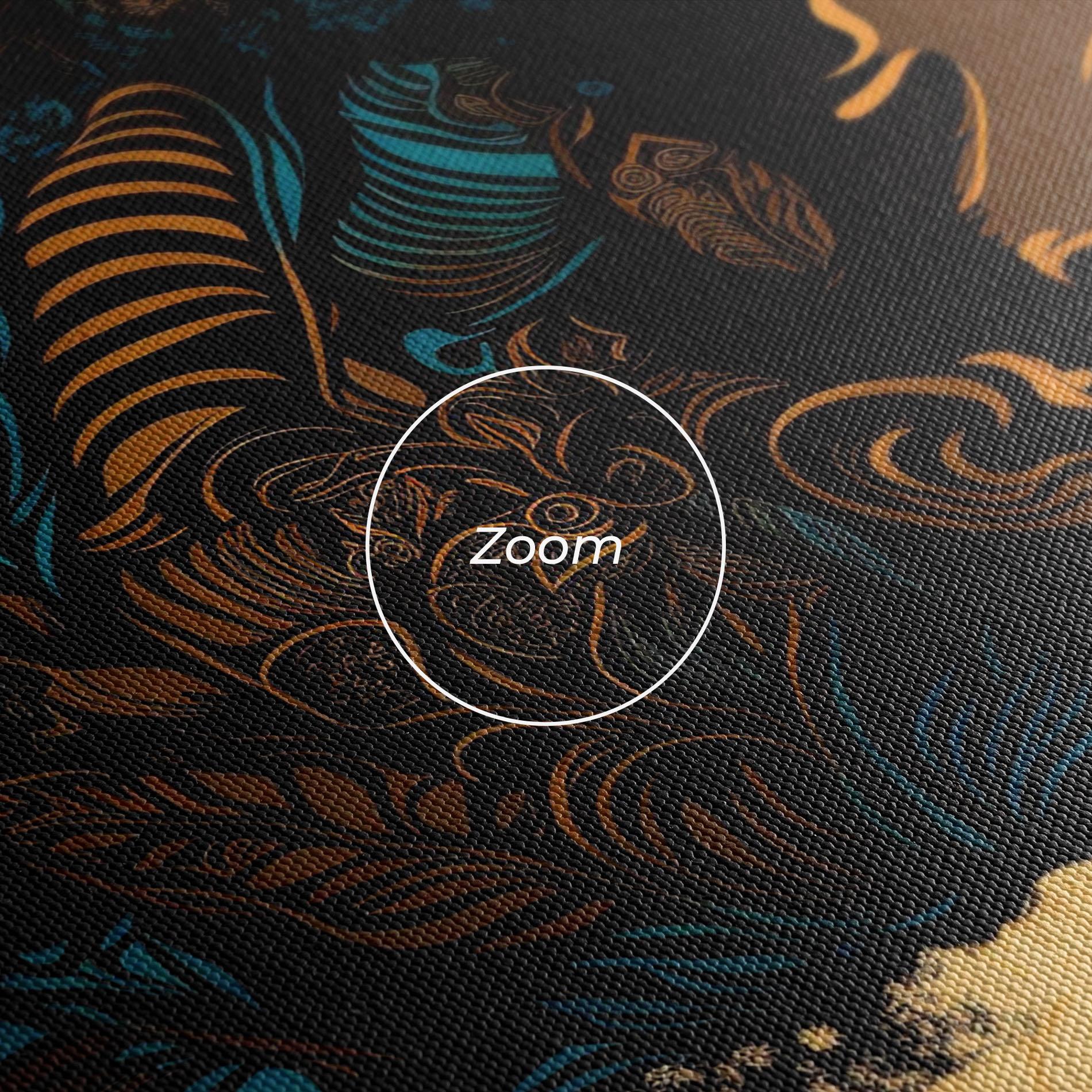 Vászonkép African Profile Woman mockup 3