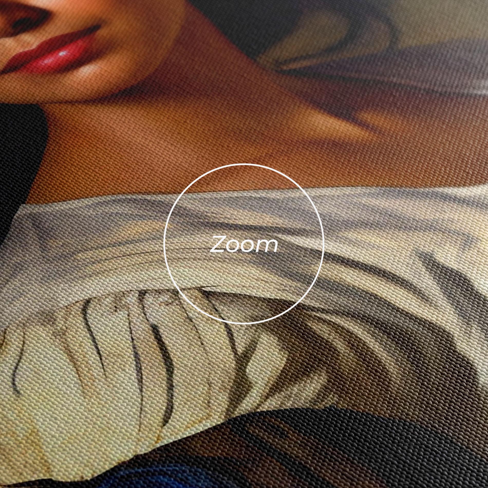 Vászonkép Beautiful Brunette Art mockup 3