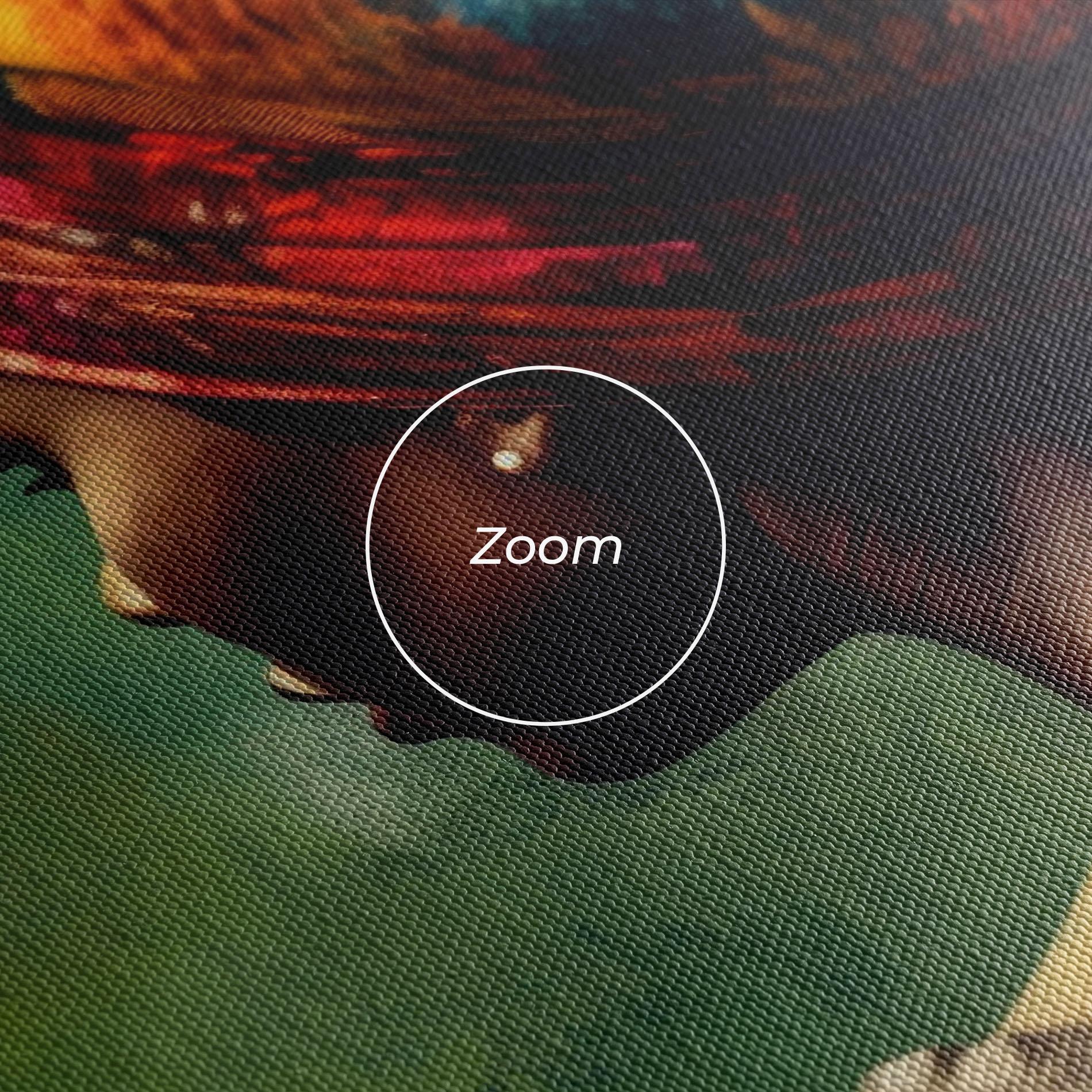 Vászonkép Yellow Turban Art mockup 3