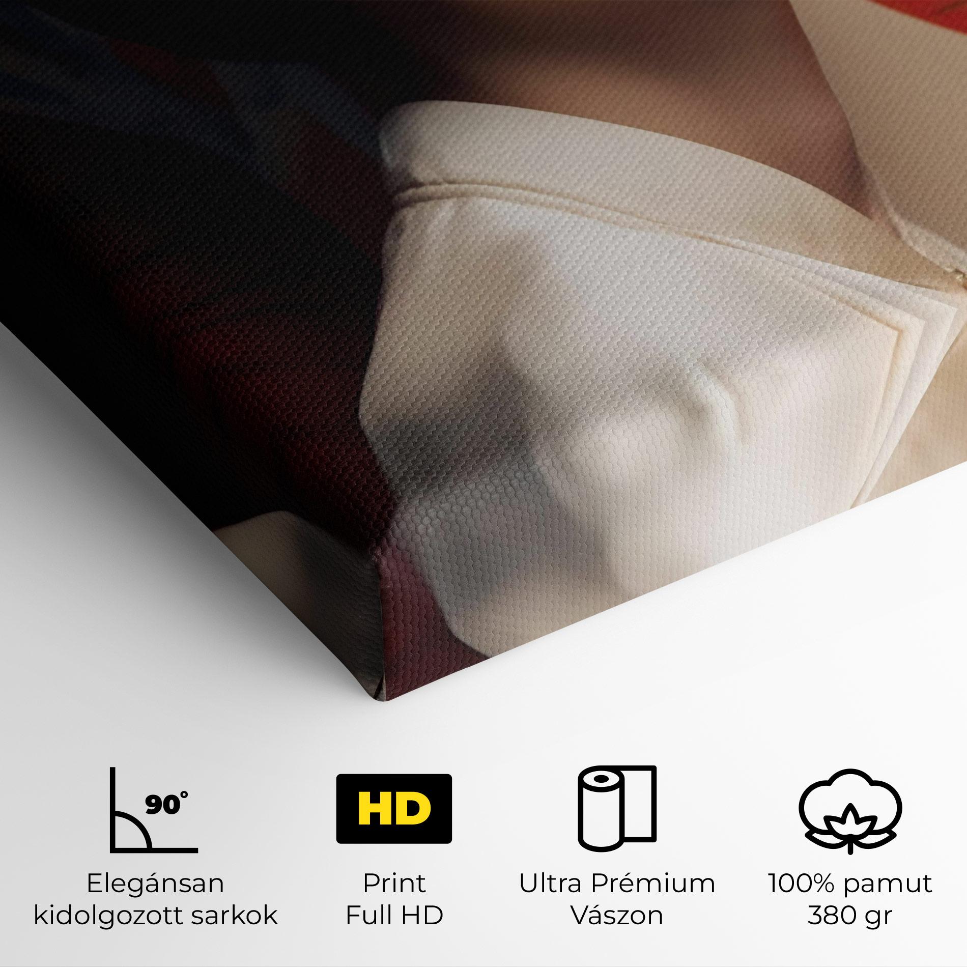 Vászonkép Asiatic Red Lips mockup 4