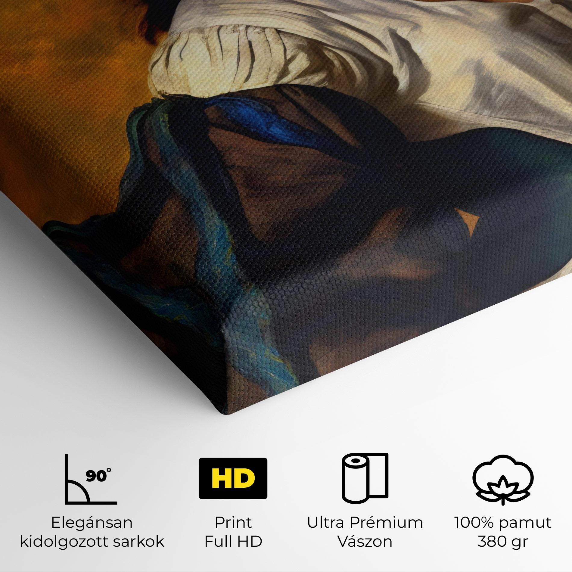 Vászonkép Beautiful Brunette Art mockup 4