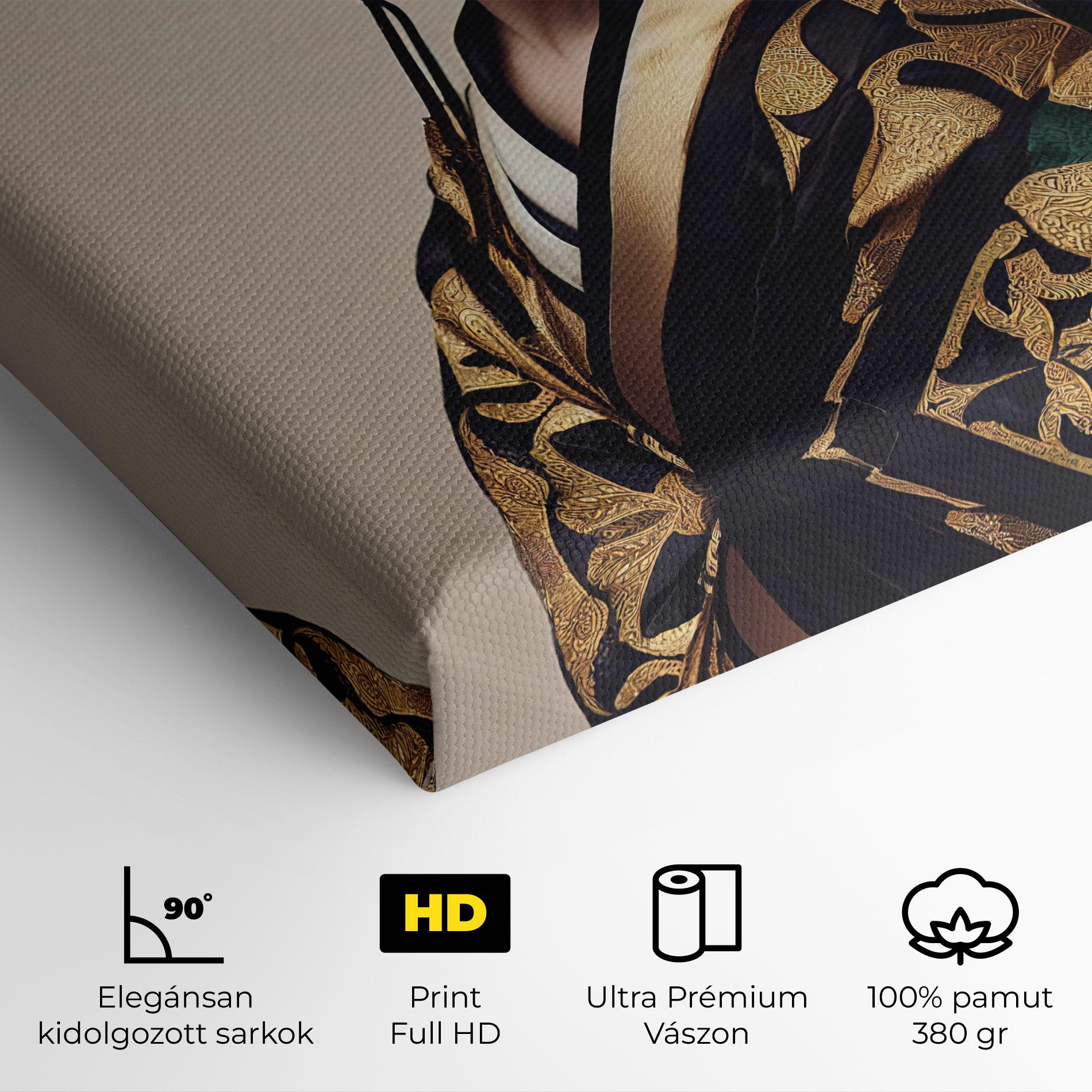 Vászonkép Kimono Headphones mockup 4