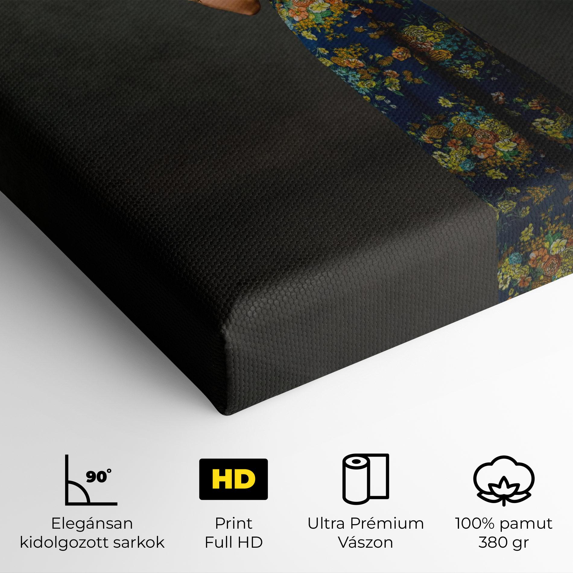 Vászonkép Sugar Skull Makeup mockup 4