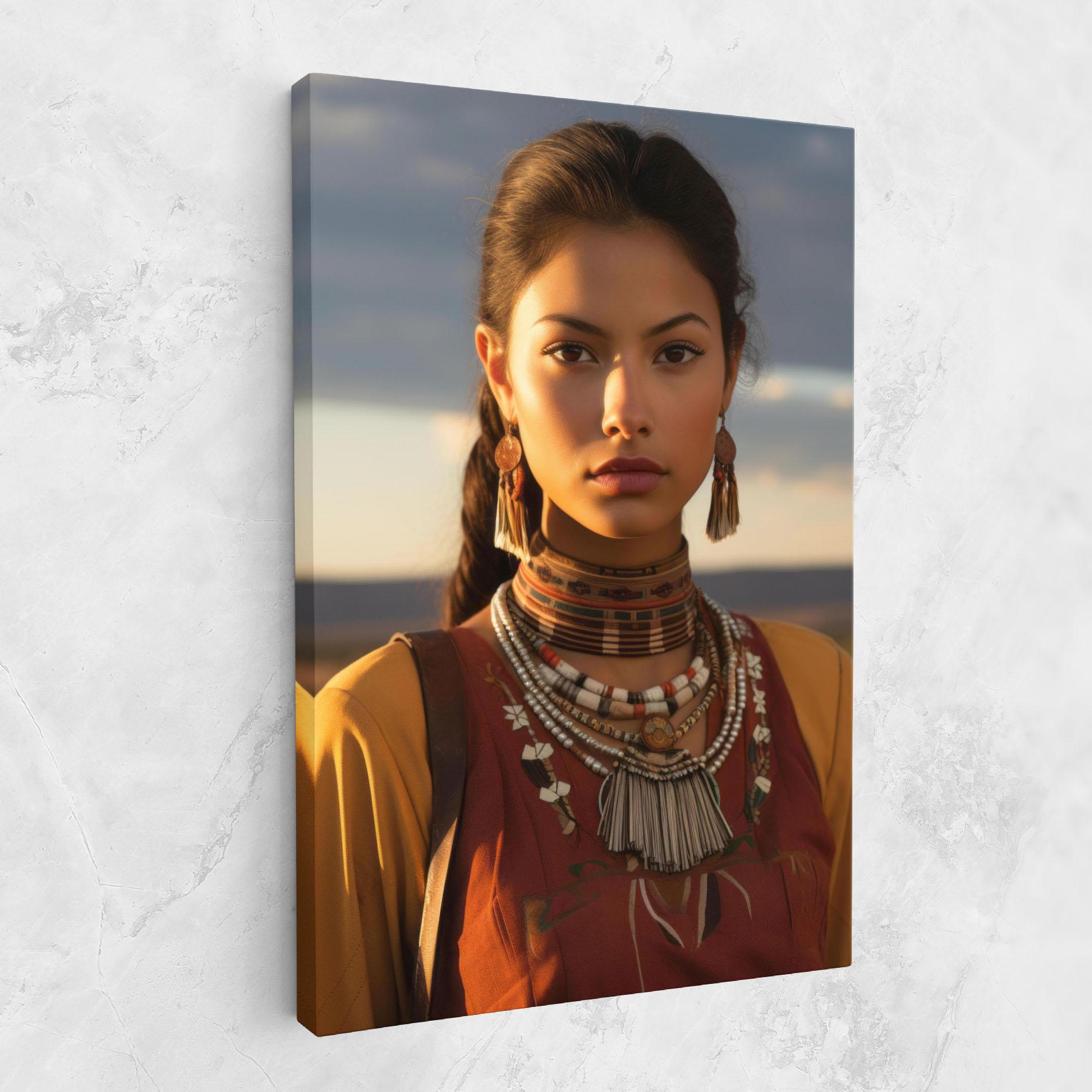 Vászonkép Native American Desert mockup 1