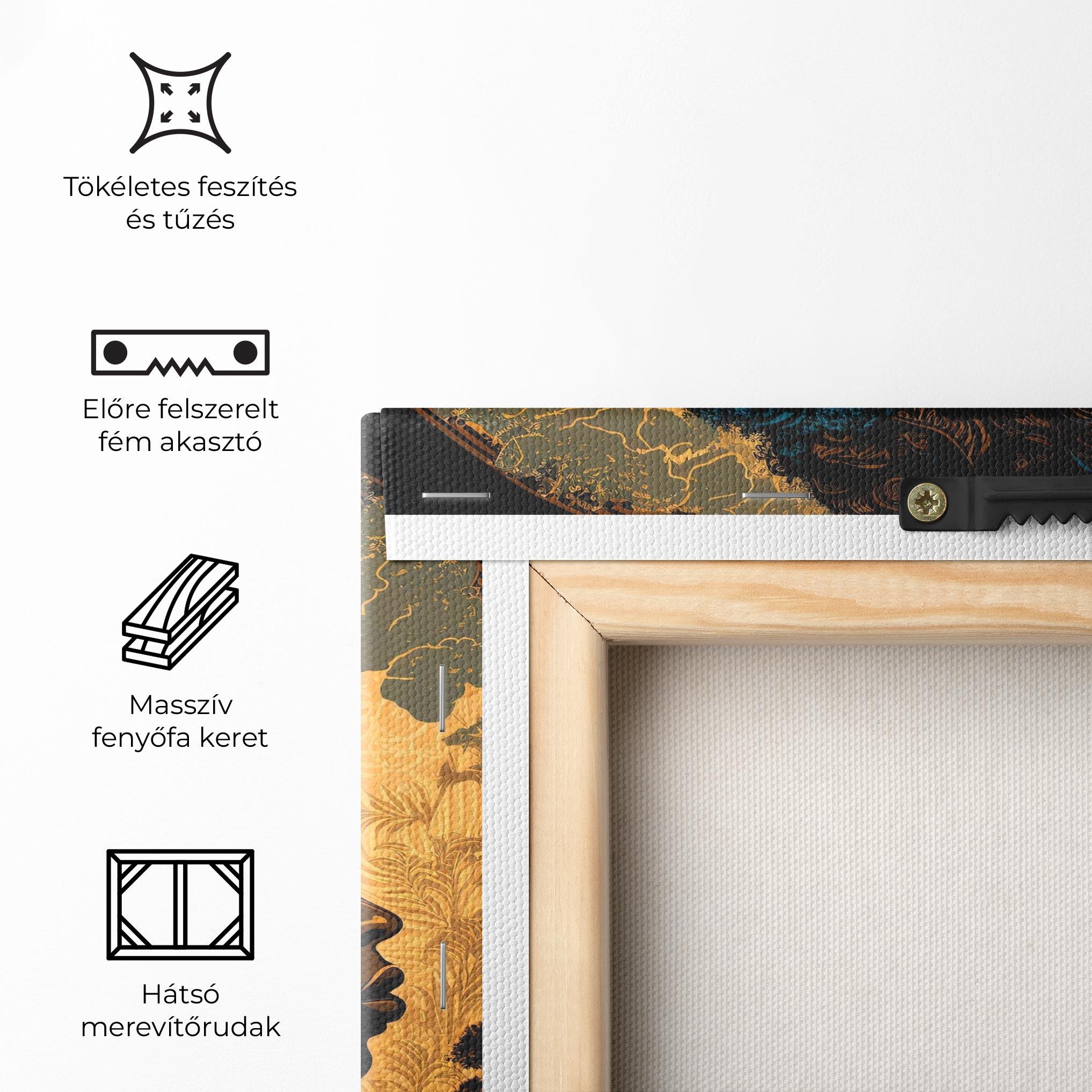 Vászonkép African Profile Woman mockup 5