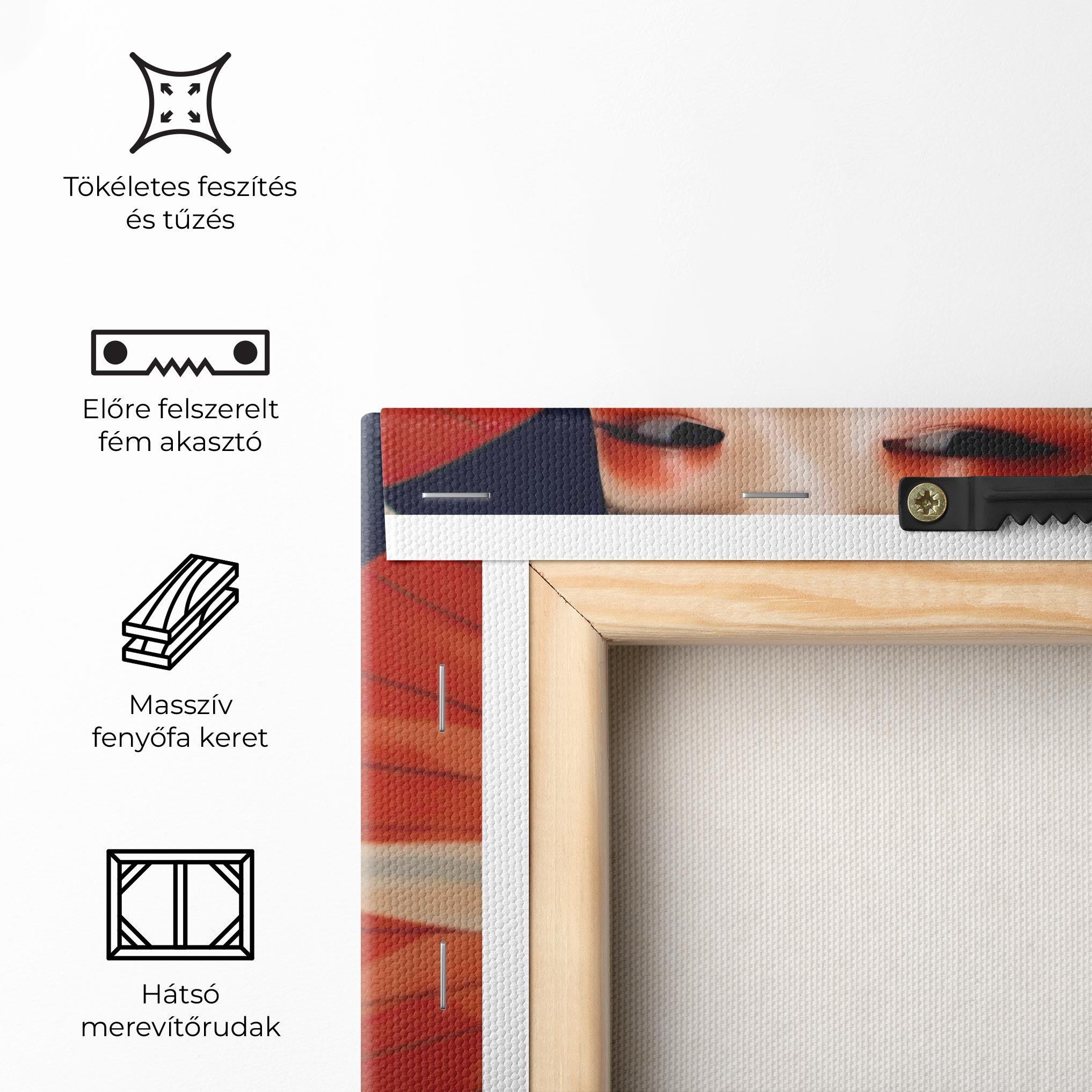 Vászonkép Asiatic Red Lips mockup 5