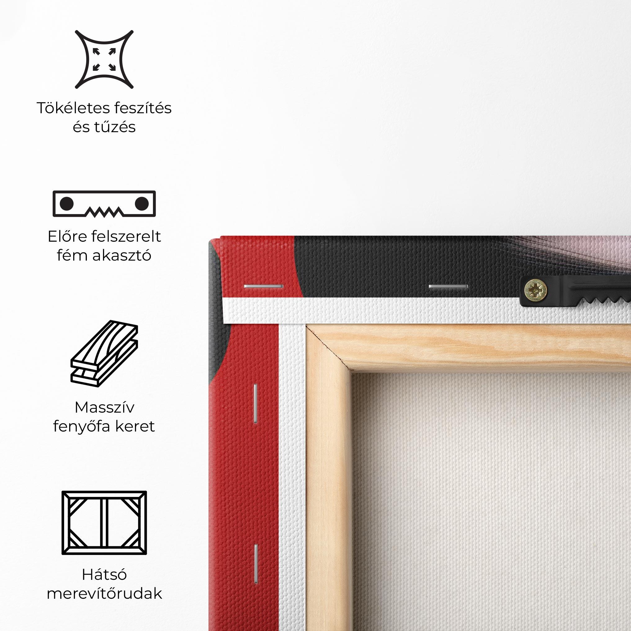 Vászonkép Asiatic Red Makeup mockup 5