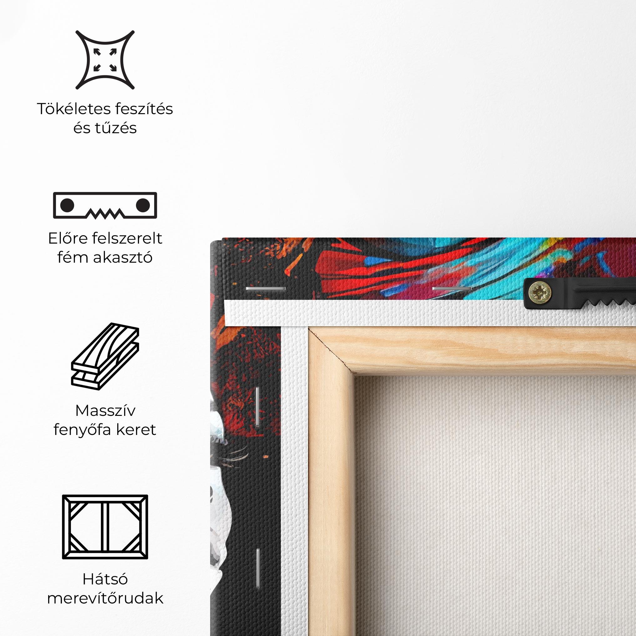 Vászonkép Pretty African Art Splash mockup 5