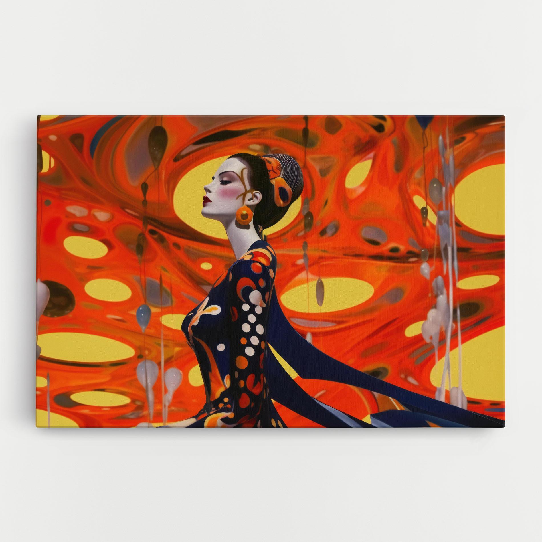 Vászonkép Big Orange Accesories mockup 0