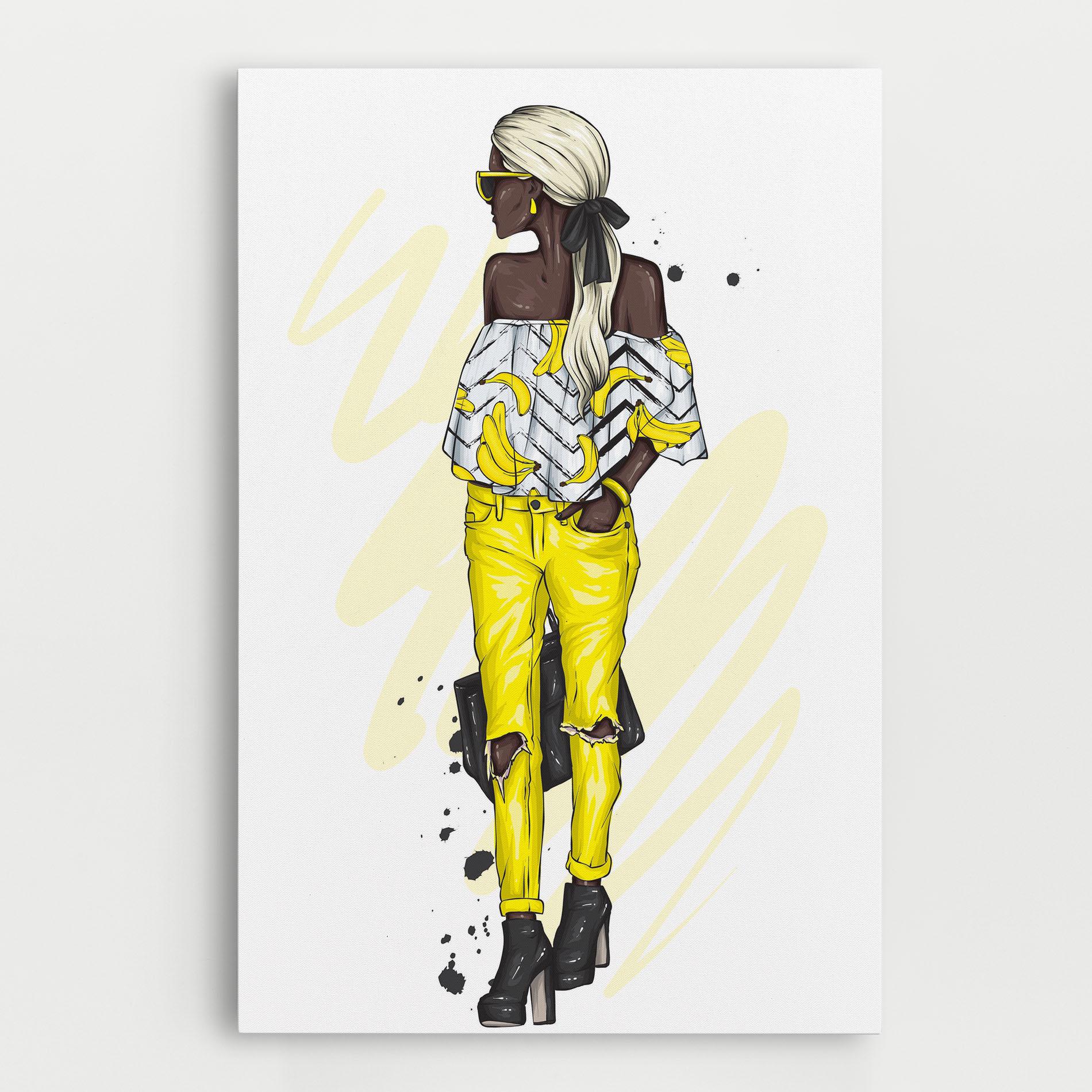 Vászonkép Banana Blouse mockup 0
