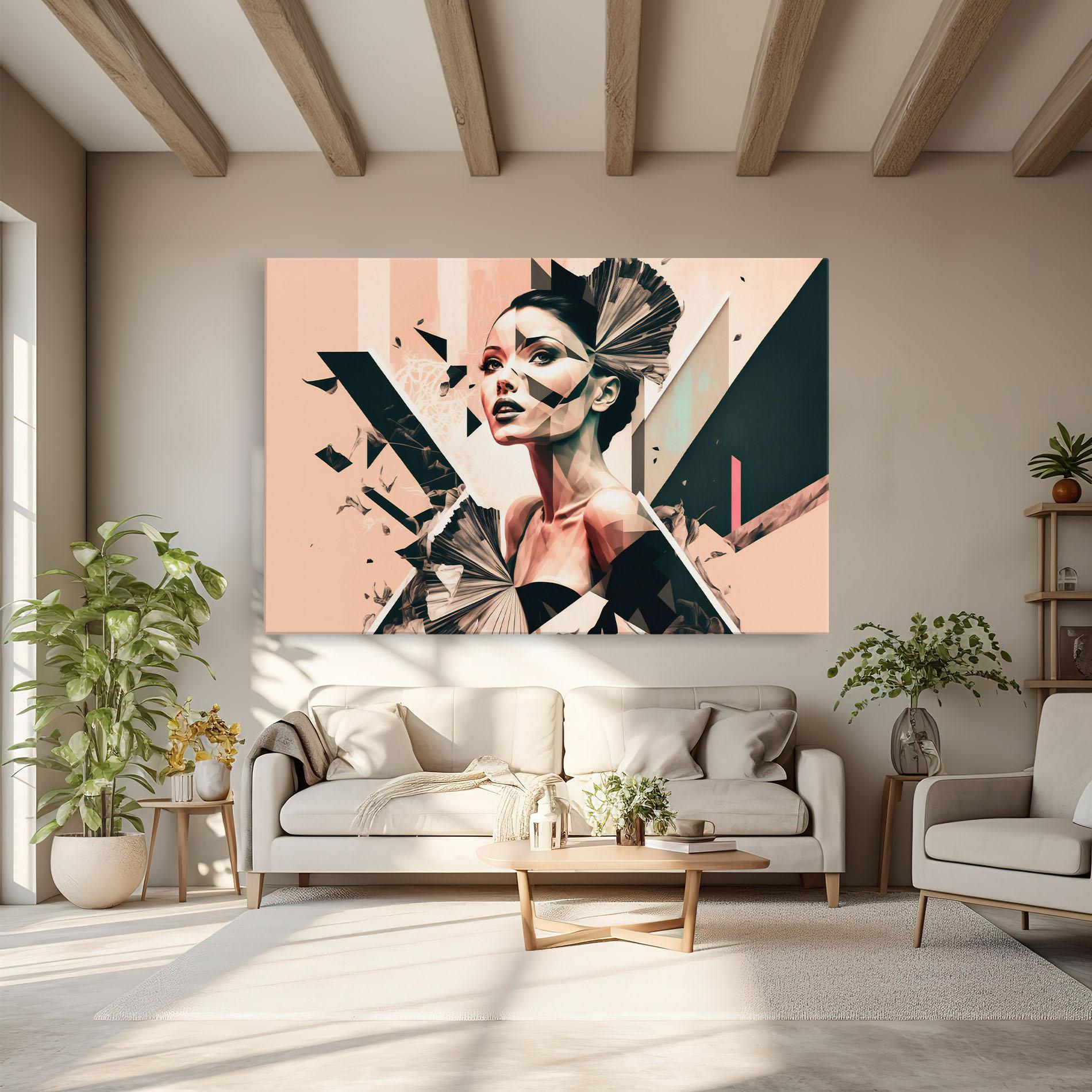 Vászonkép Fashionista Design mockup 6