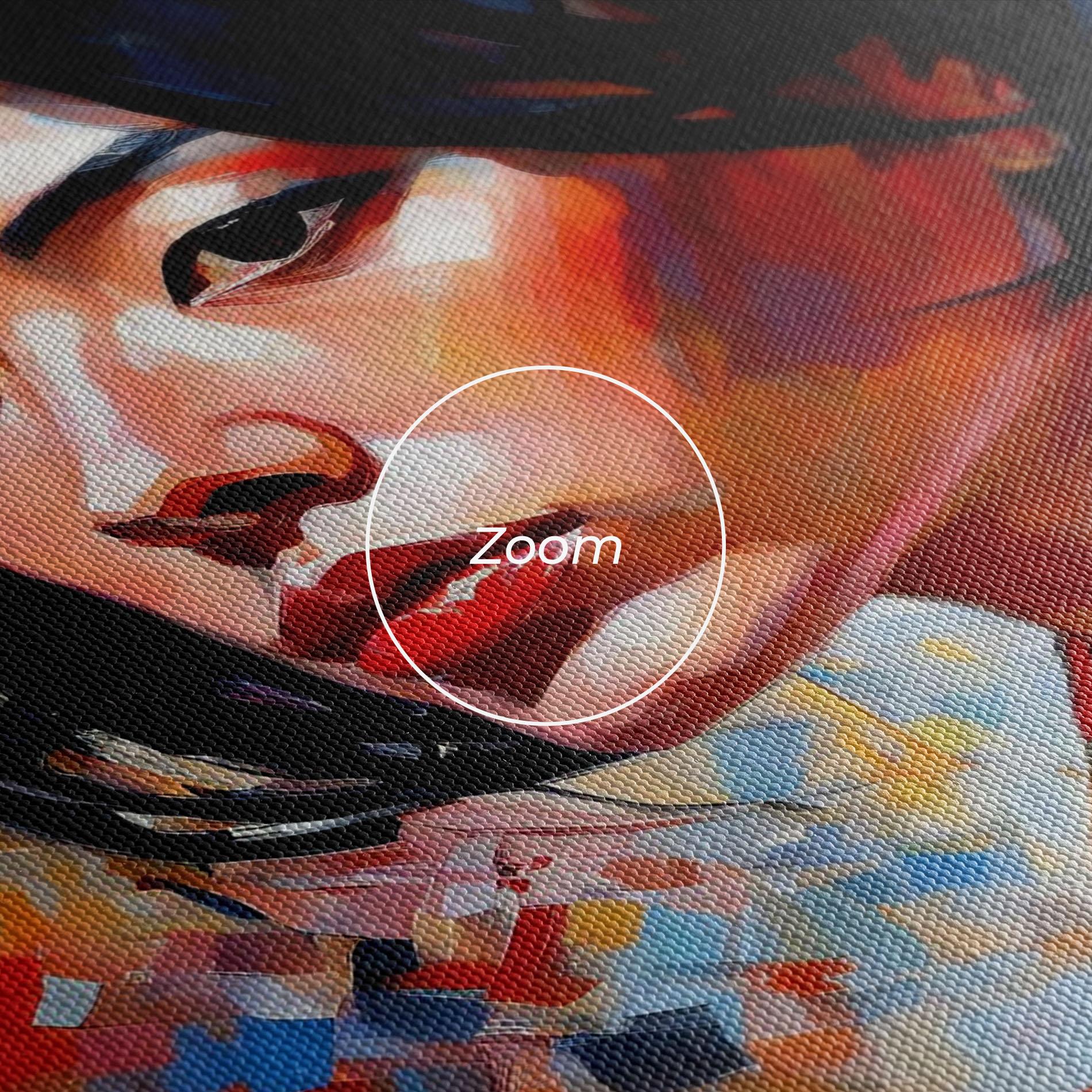 Vászonkép Beautiful Asian Woman mockup 3