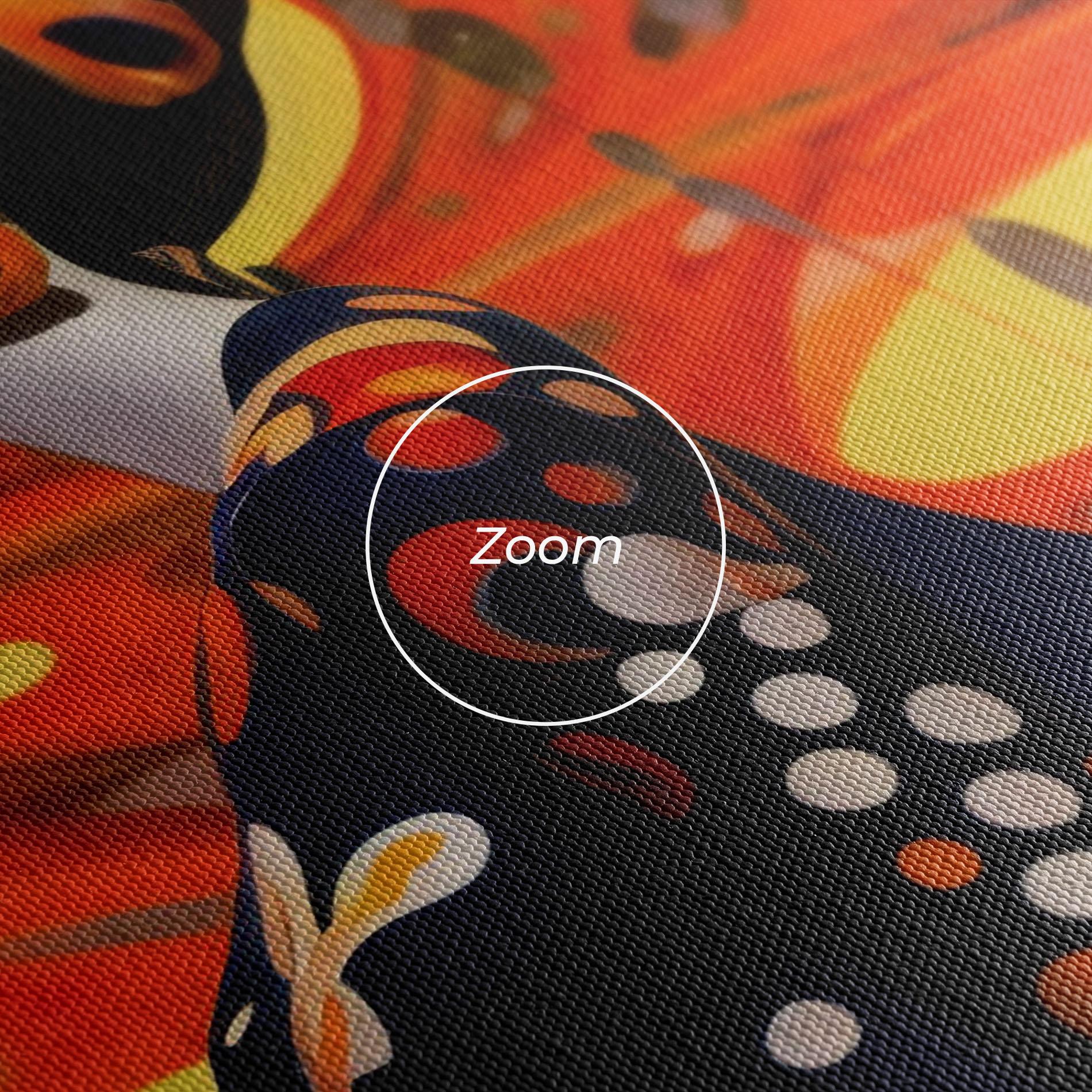 Vászonkép Big Orange Accesories mockup 3