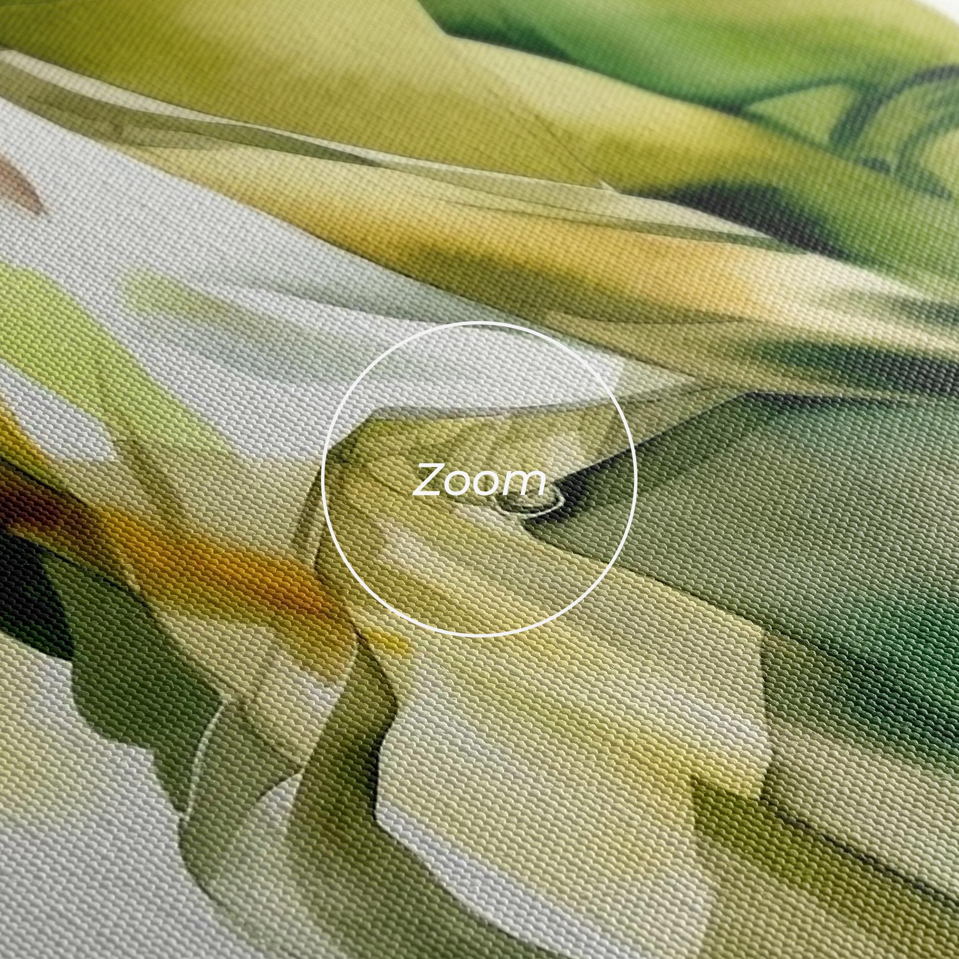 Vászonkép Woman Green Fashion mockup 3