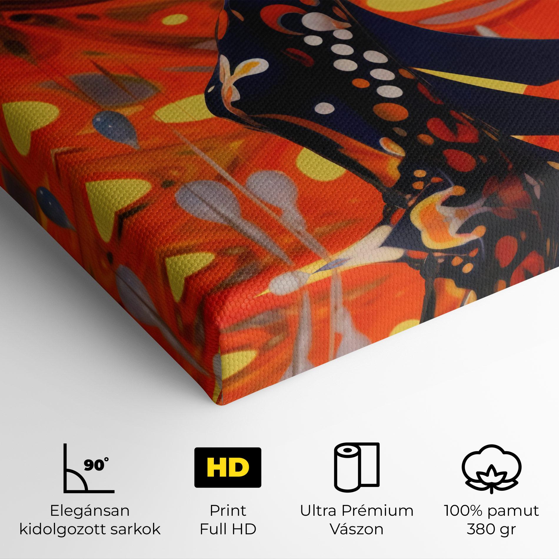 Vászonkép Big Orange Accesories mockup 4