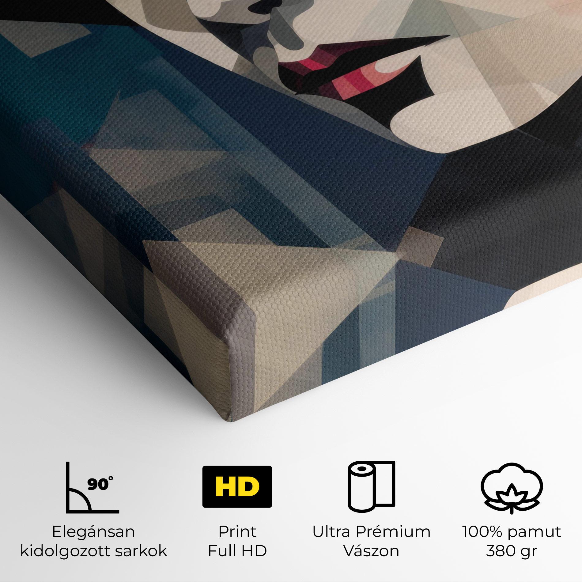 Vászonkép Chicago Portrait mockup 4