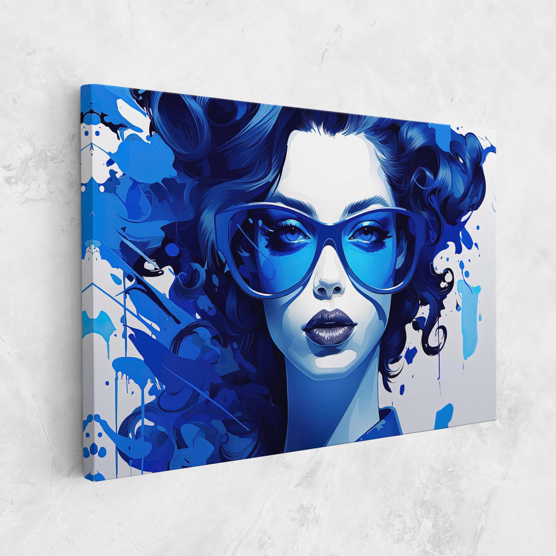 Vászonkép Big Blue Glasses mockup 1