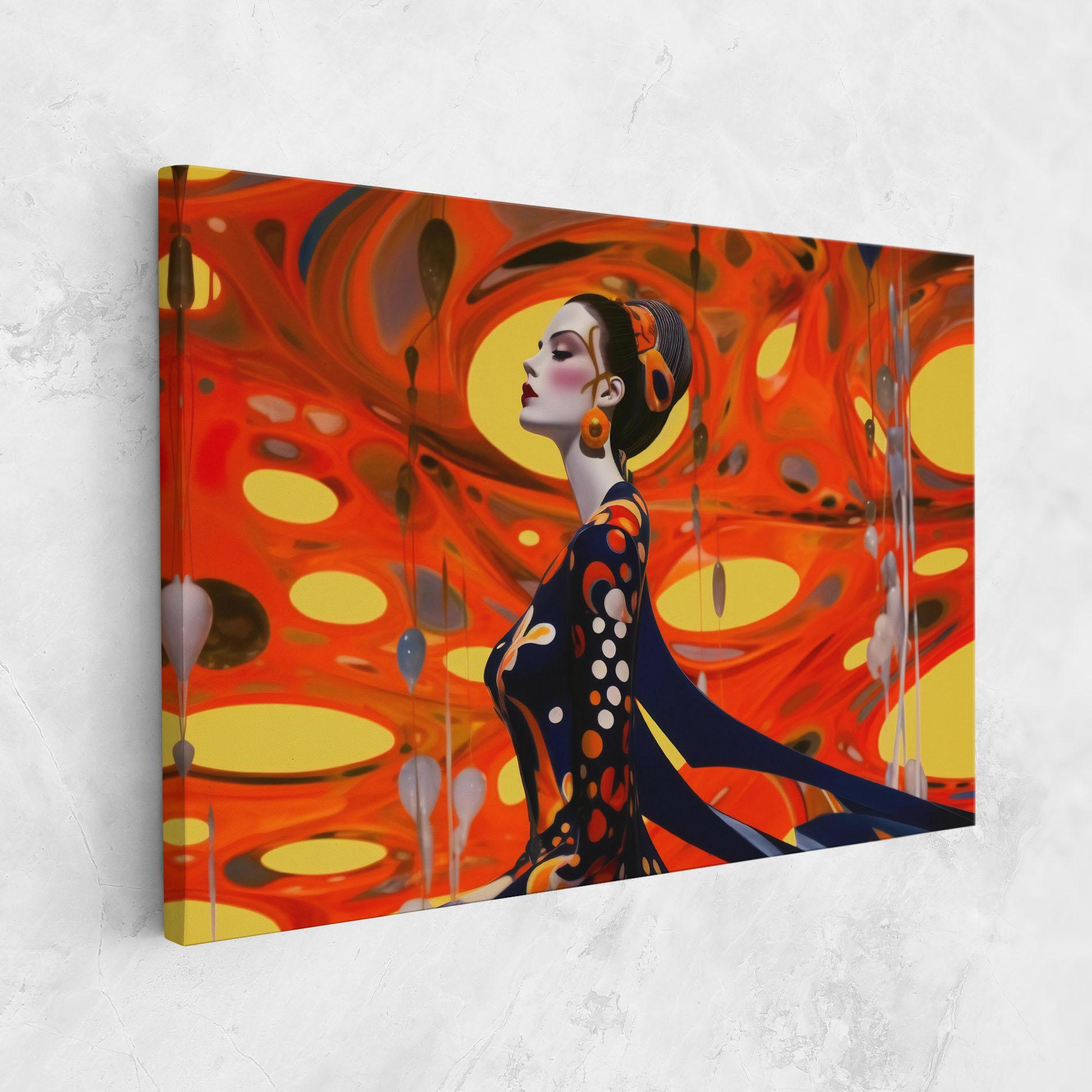 Vászonkép Big Orange Accesories mockup 1