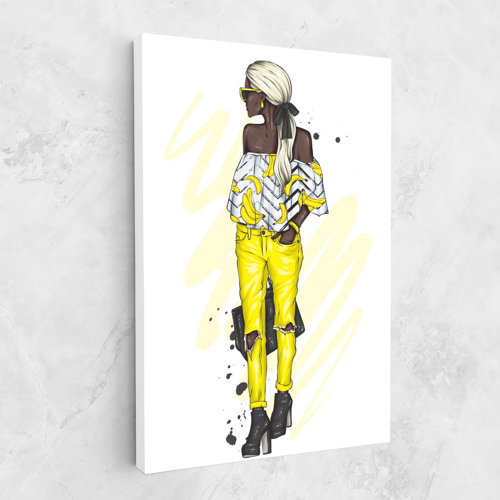 Vászonkép Banana Blouse mockup 1