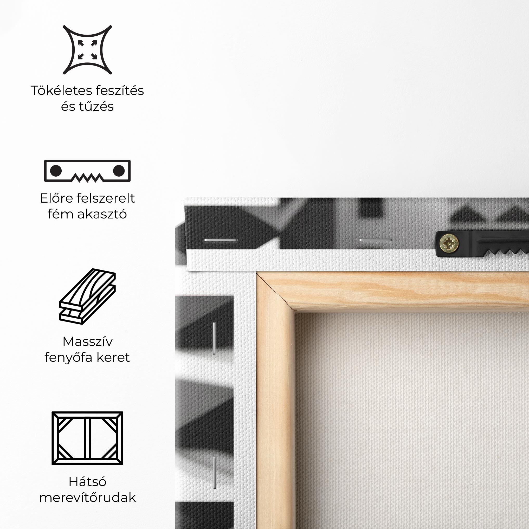 Vászonkép Big Black Hat mockup 5