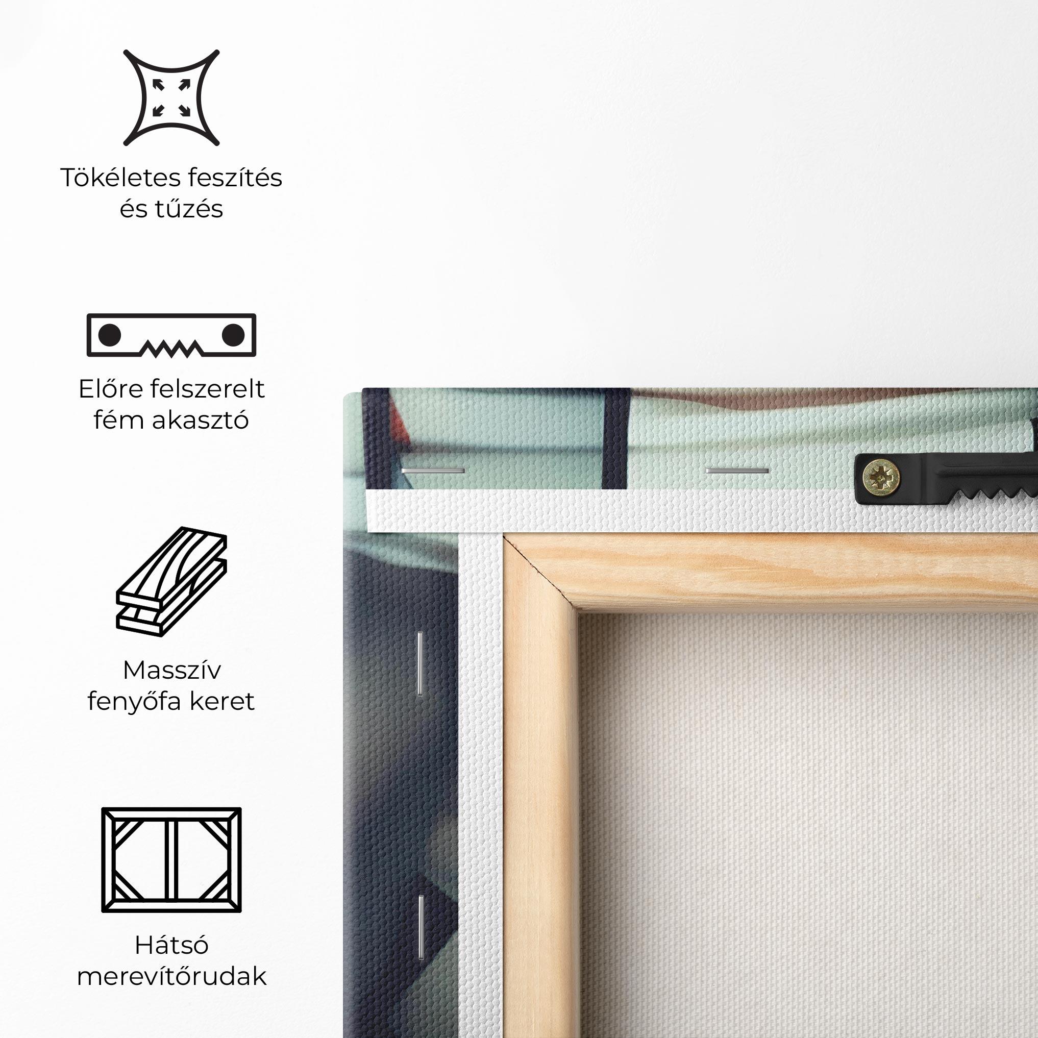 Vászonkép Big Juicy Lips Woman mockup 5