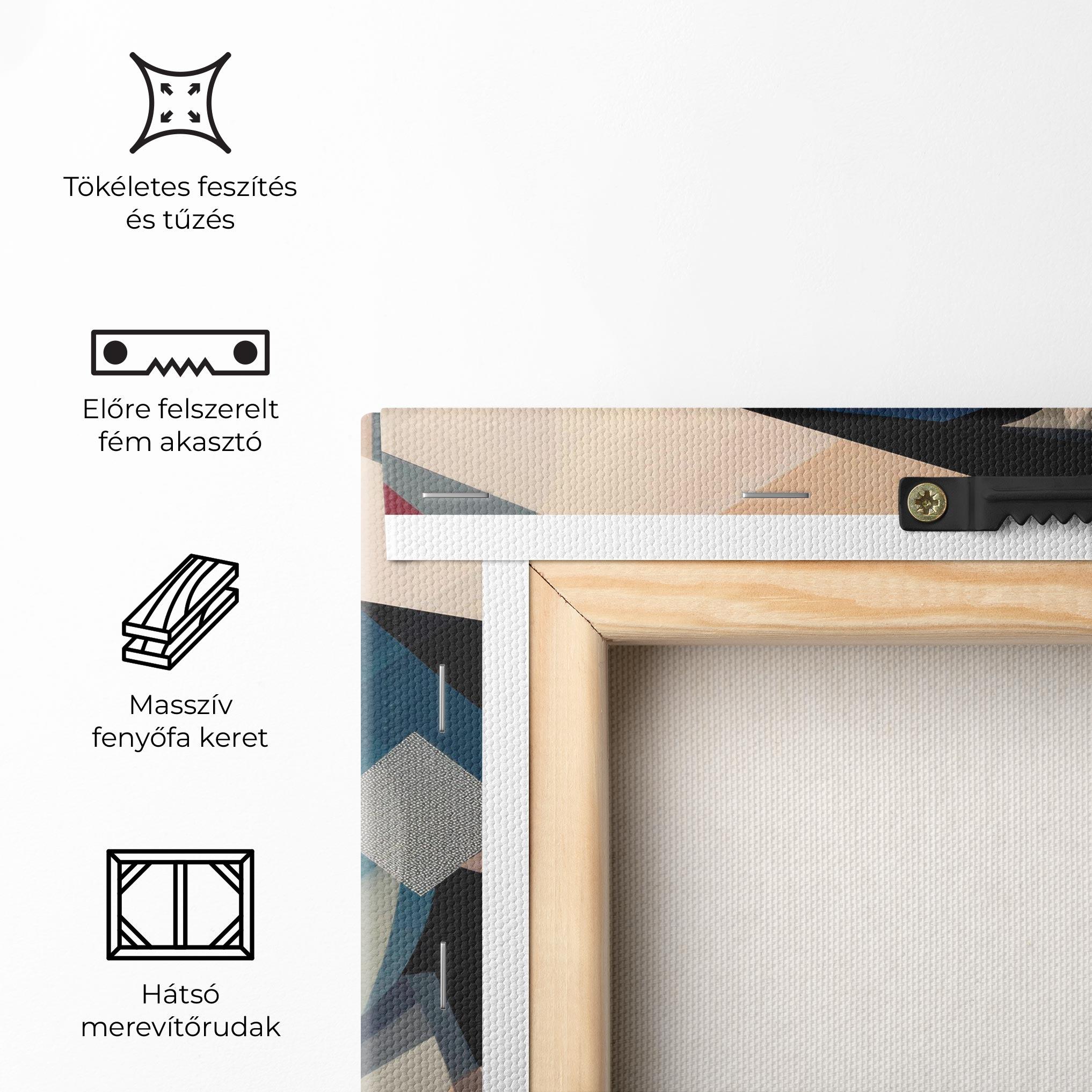 Vászonkép Chicago Portrait mockup 5