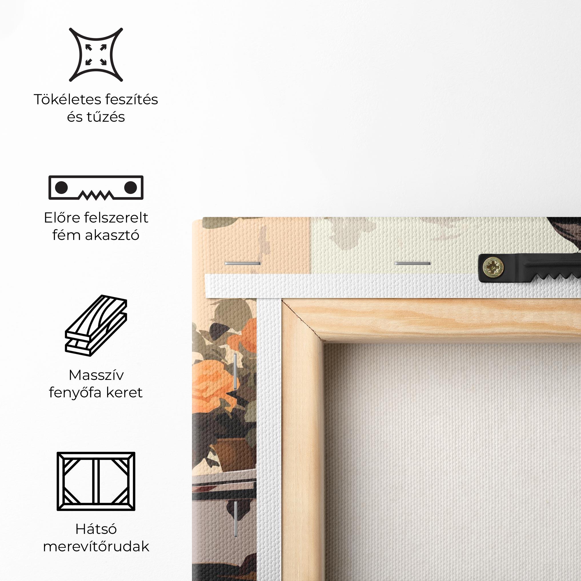 Vászonkép Singer Painting mockup 5