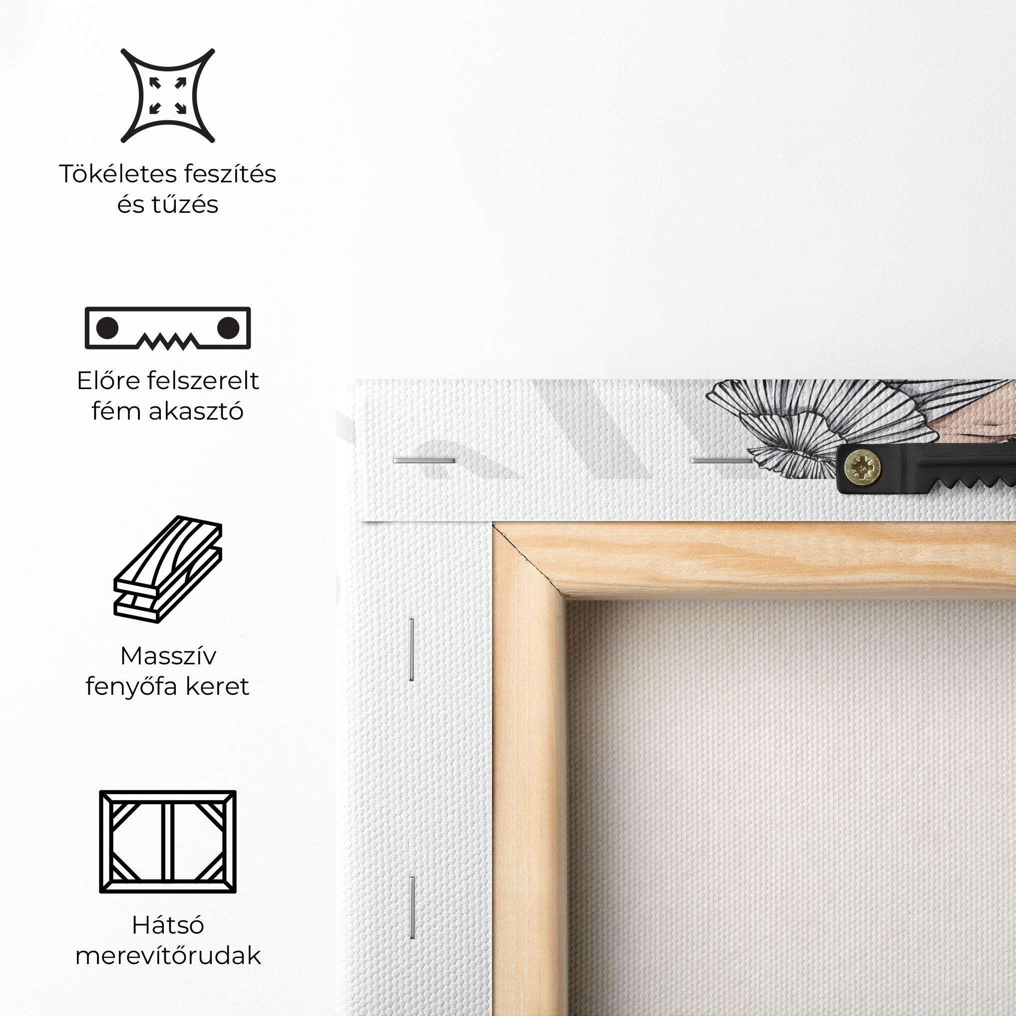 Vászonkép Tall Black Pants mockup 5