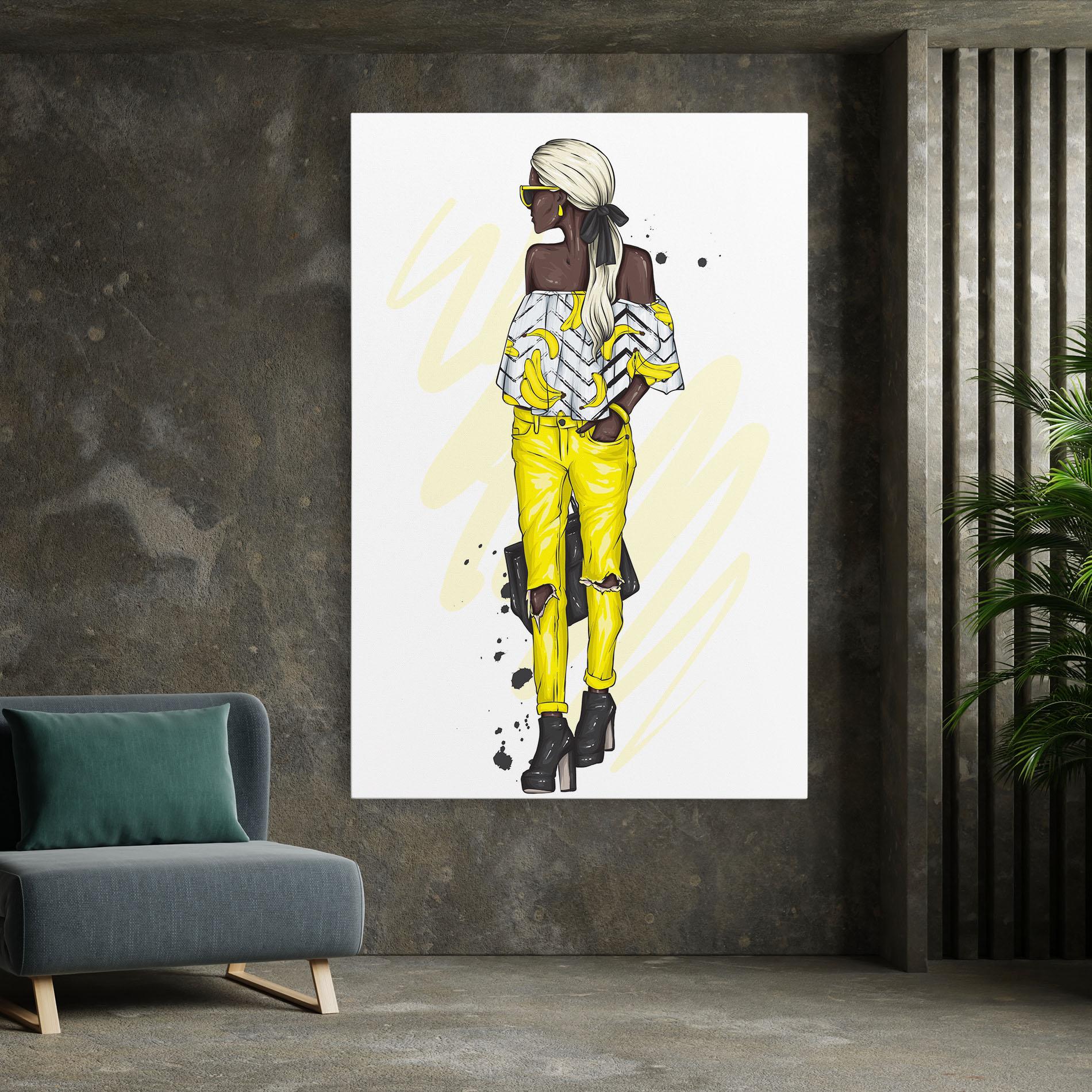 Vászonkép Banana Blouse mockup 7