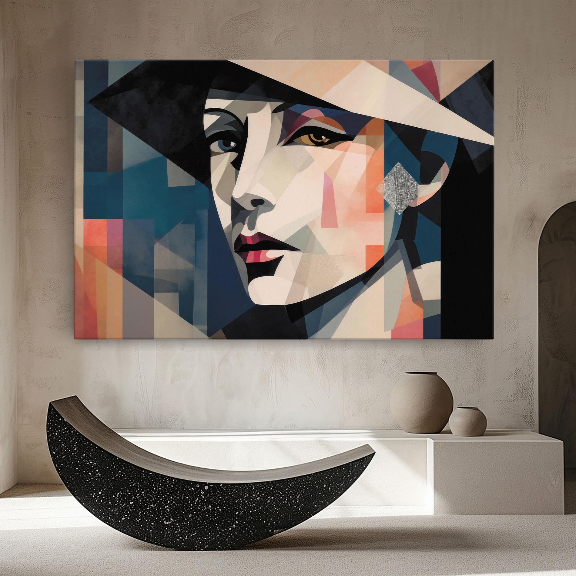 Vászonkép Chicago Portrait mockup 8