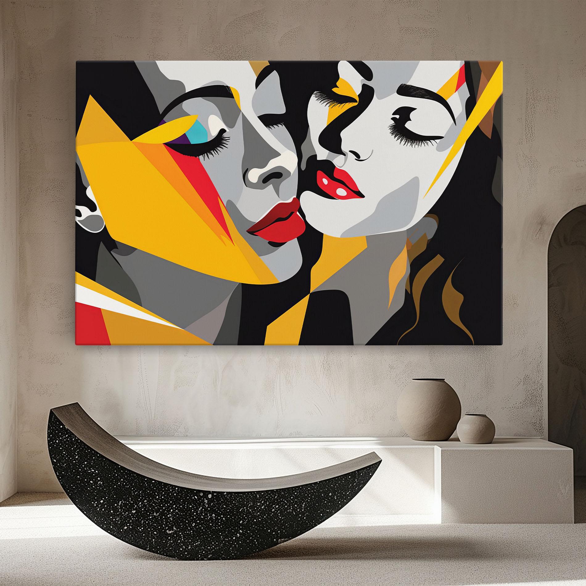 Vászonkép Dreamy Modern Female mockup 8