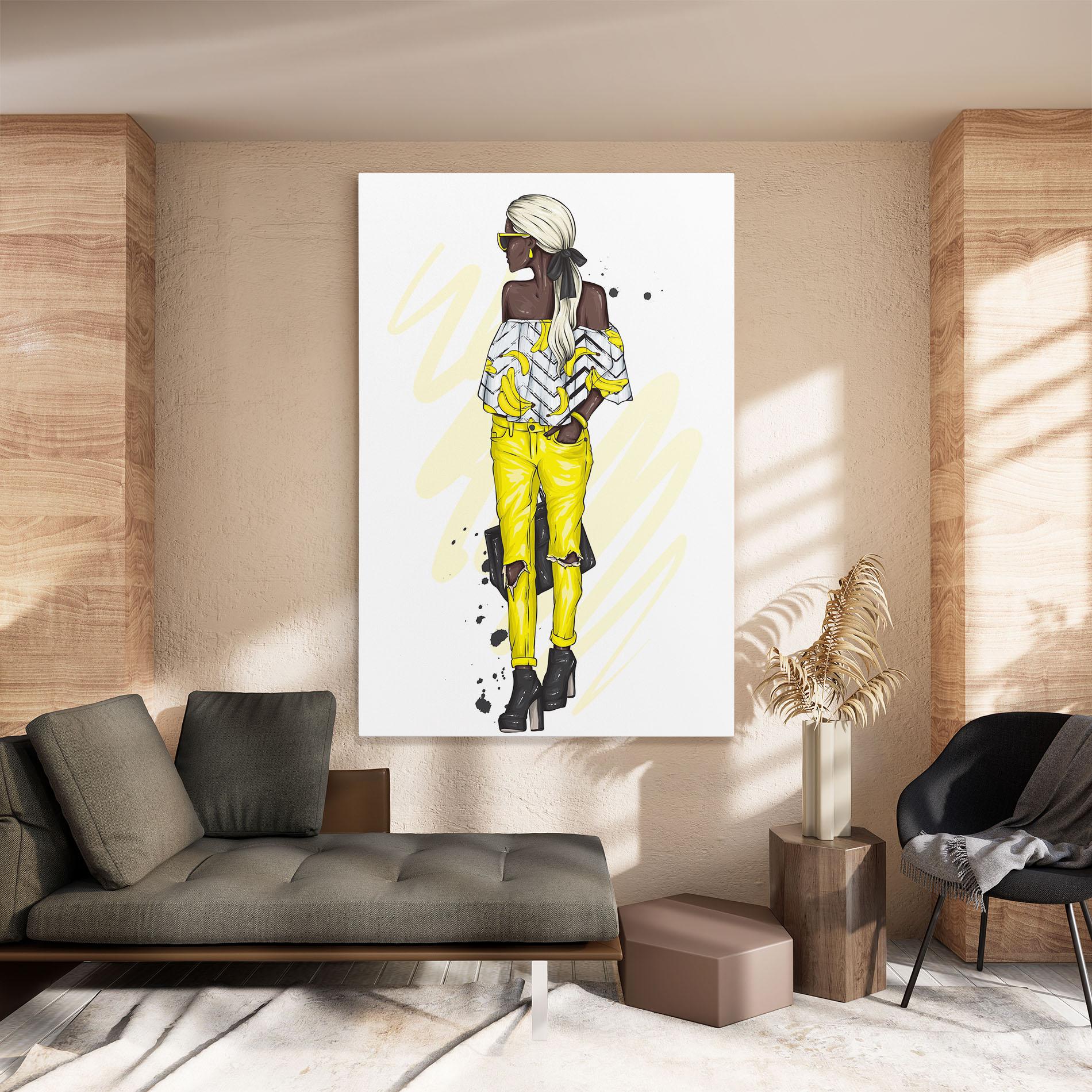 Vászonkép Banana Blouse mockup 8