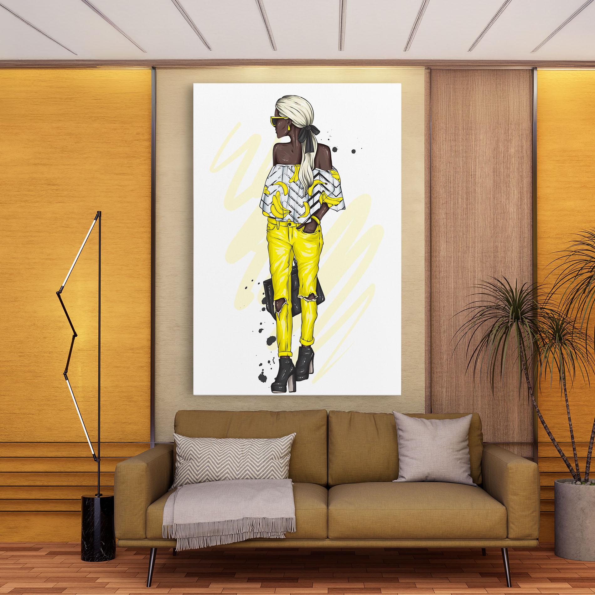 Vászonkép Banana Blouse mockup 9